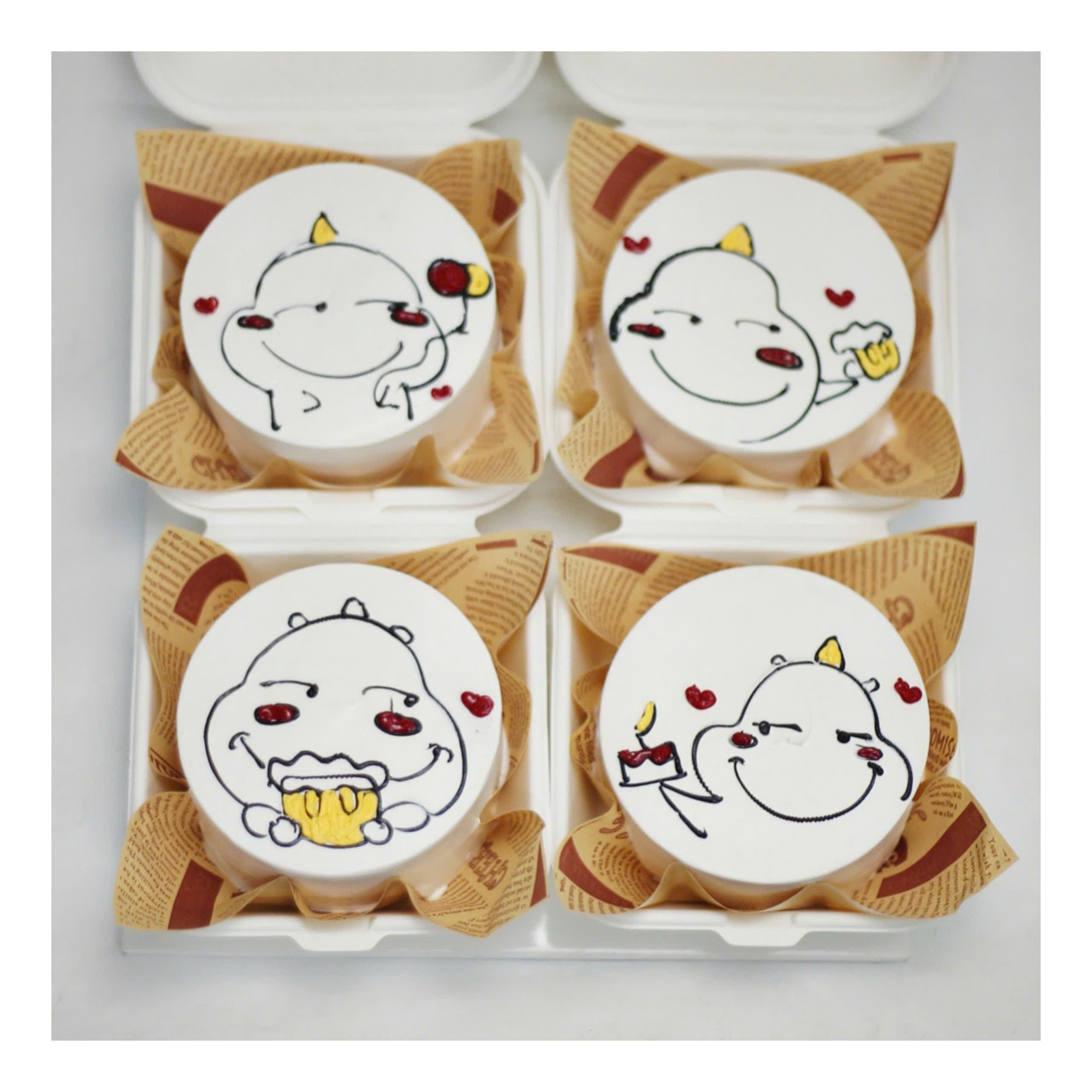 Bánh em bé ham ăn