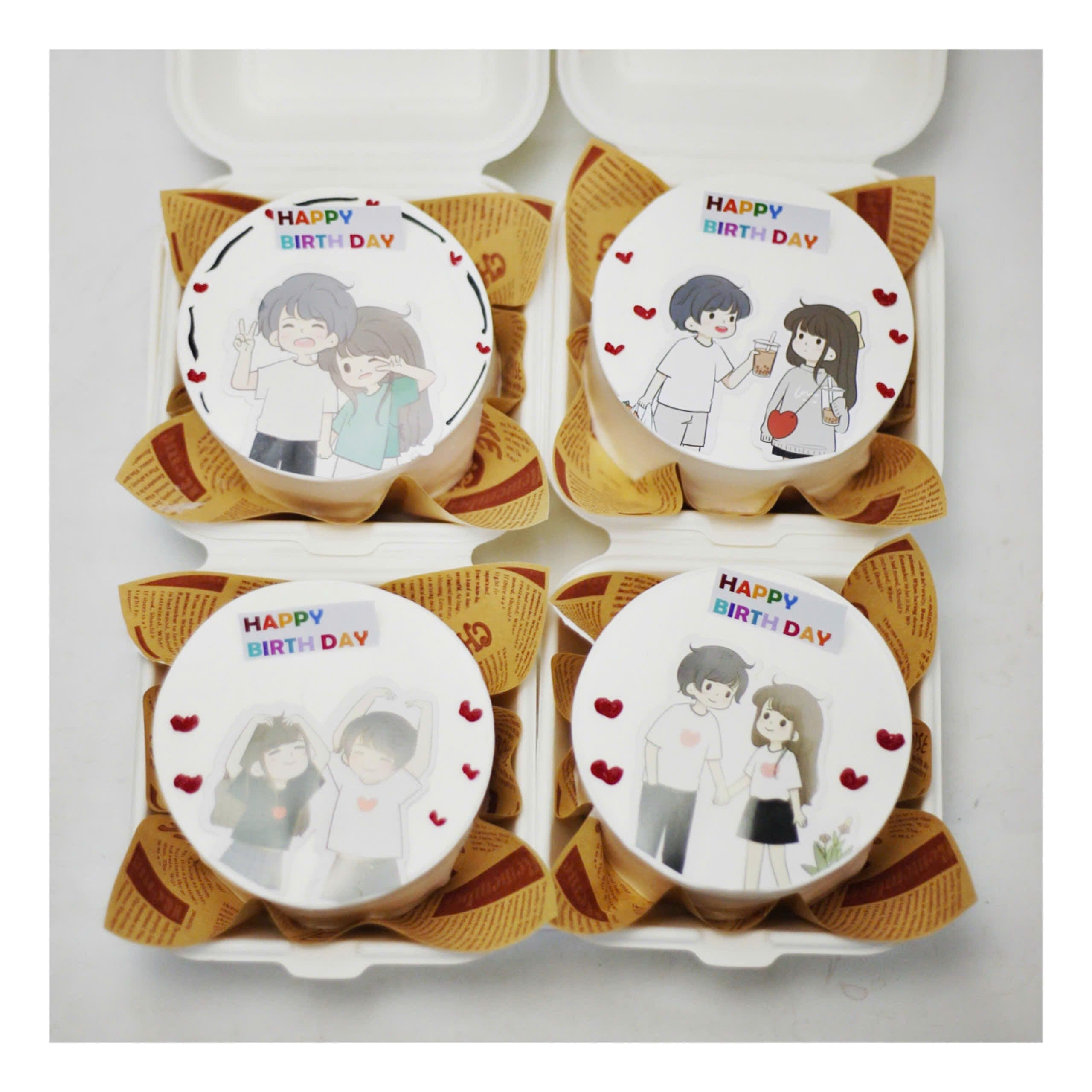 Set bánh đôi chibi dễ thương