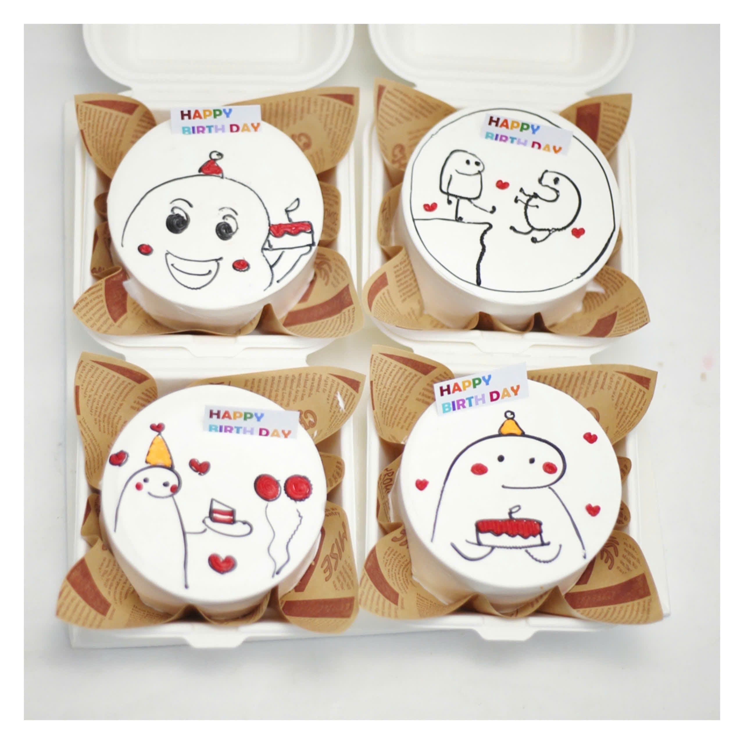 Set bánh tiệc vui hài hước