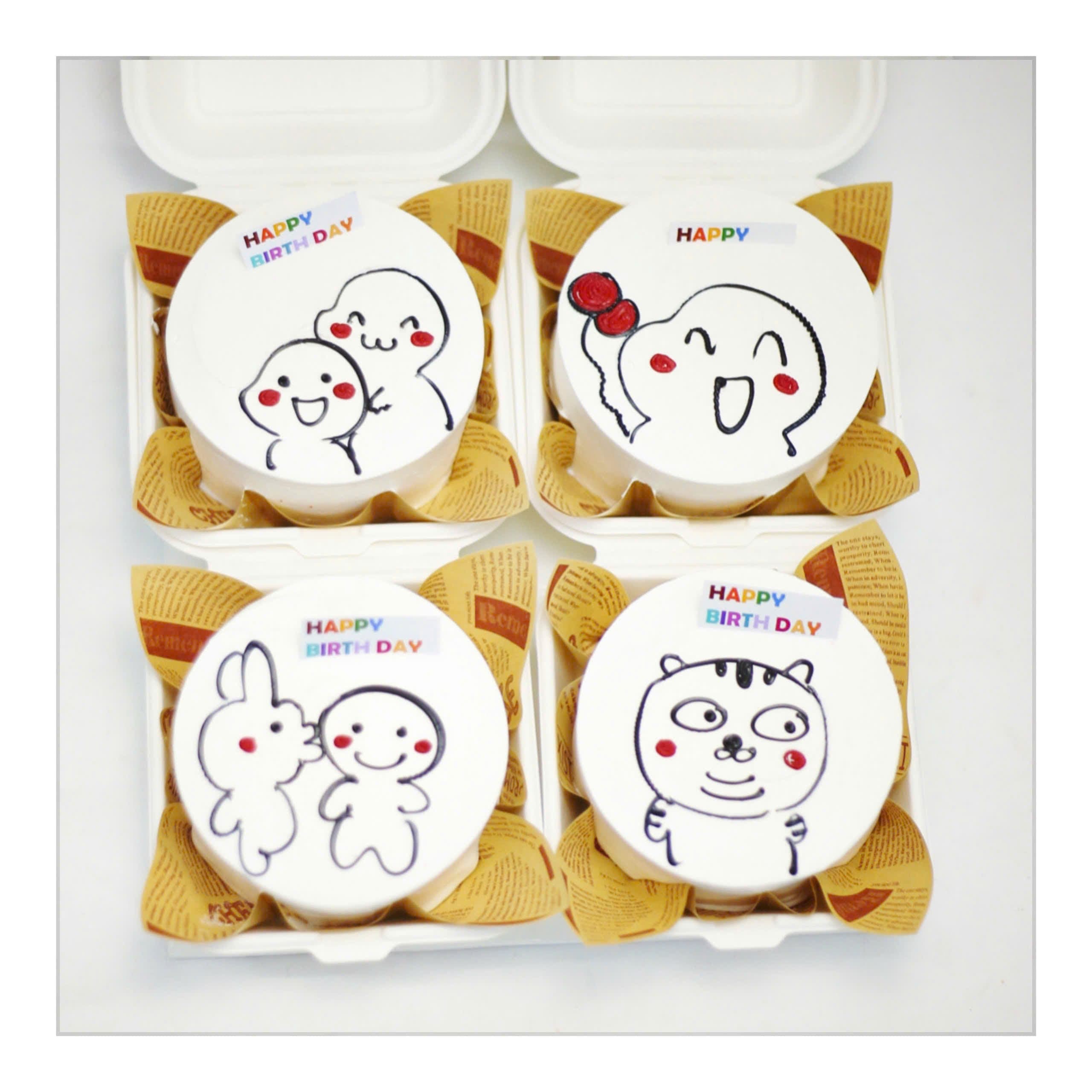 Set bánh tình bạn đáng yêu