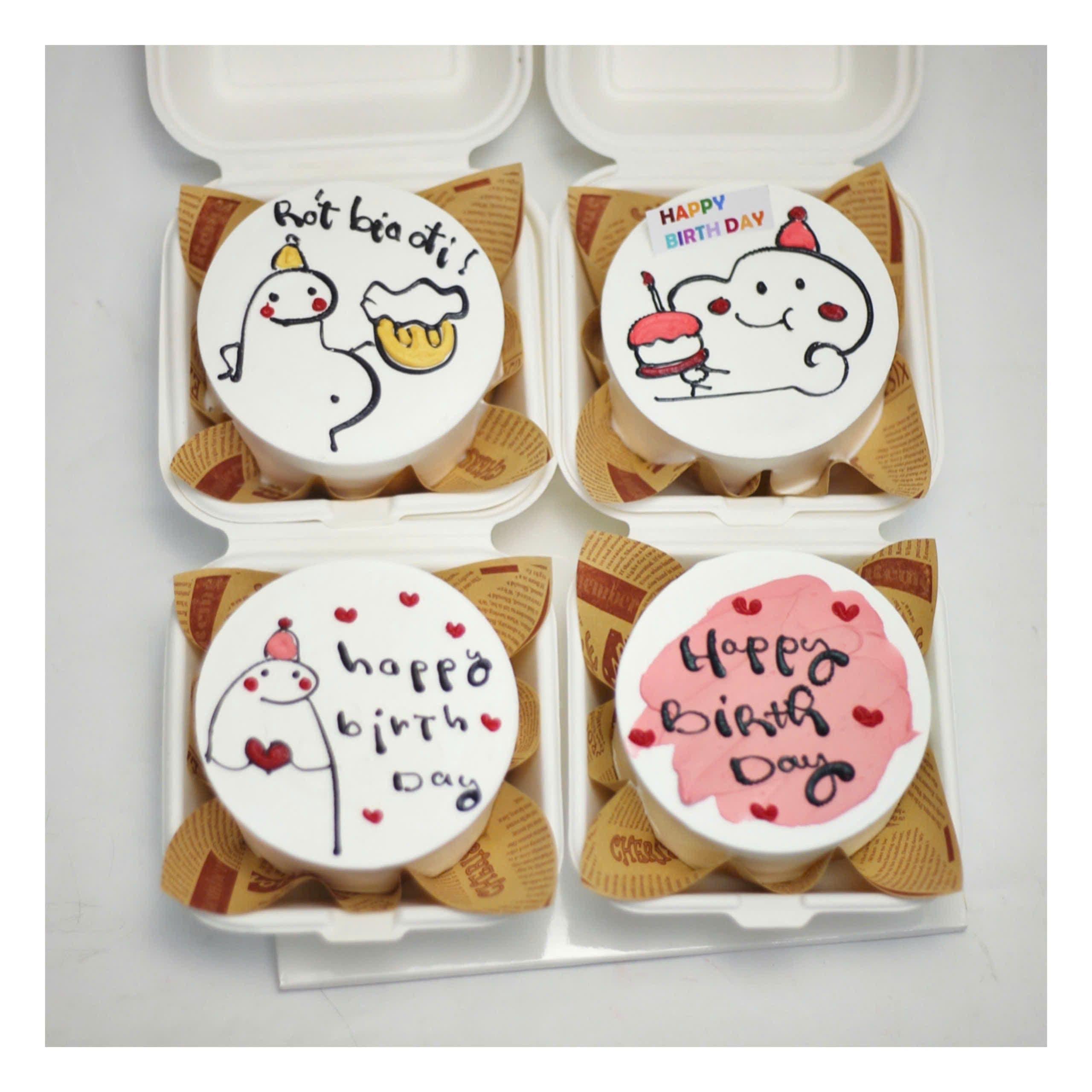 Set bánh mini lời chúc vui vẻ