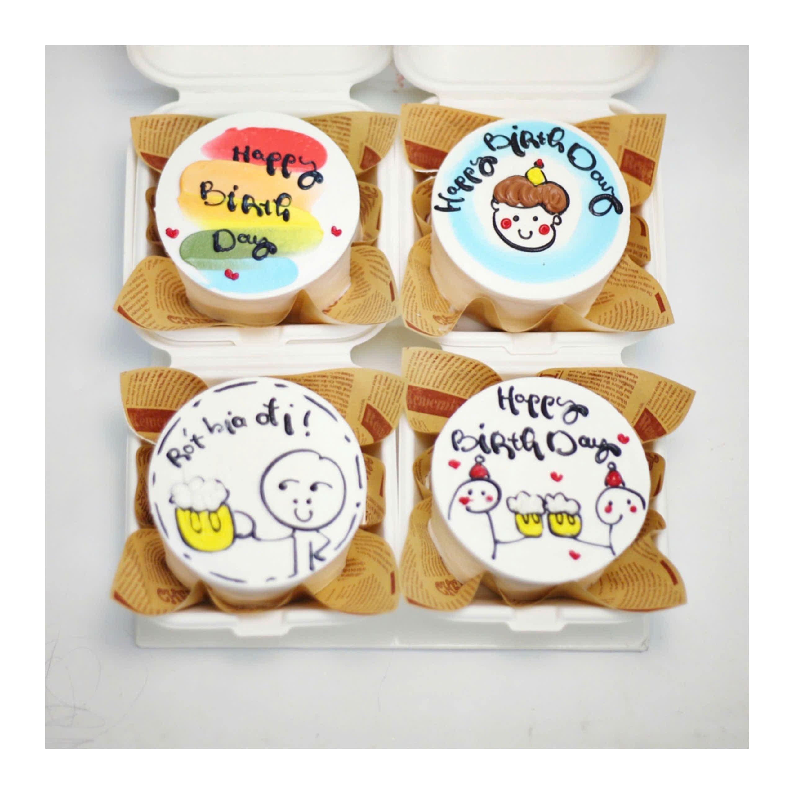 Set bánh mini sắc màu vui nhộn