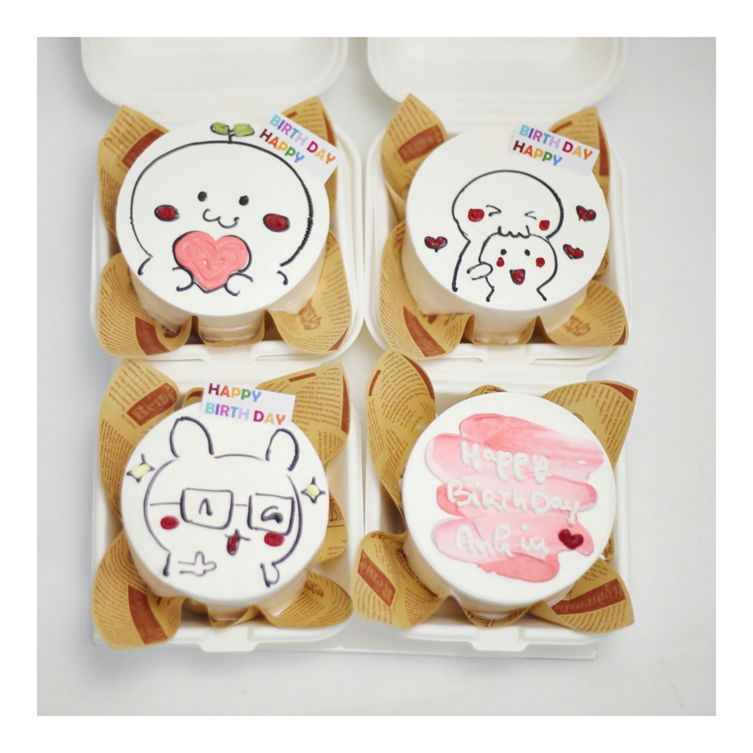 Set bánh mini ôm tim yêu thương