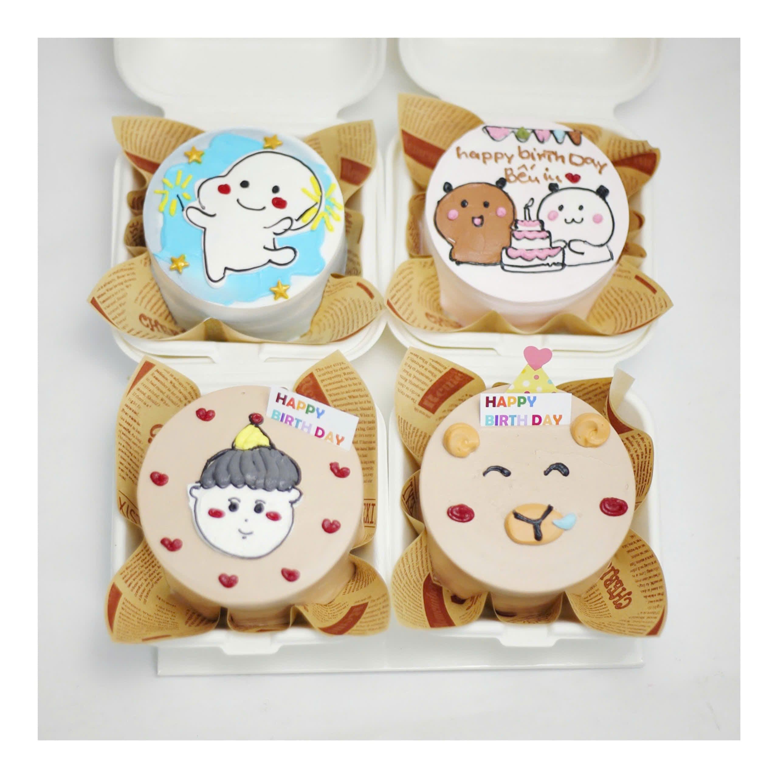 Set bánh mini gấu và bạn bè