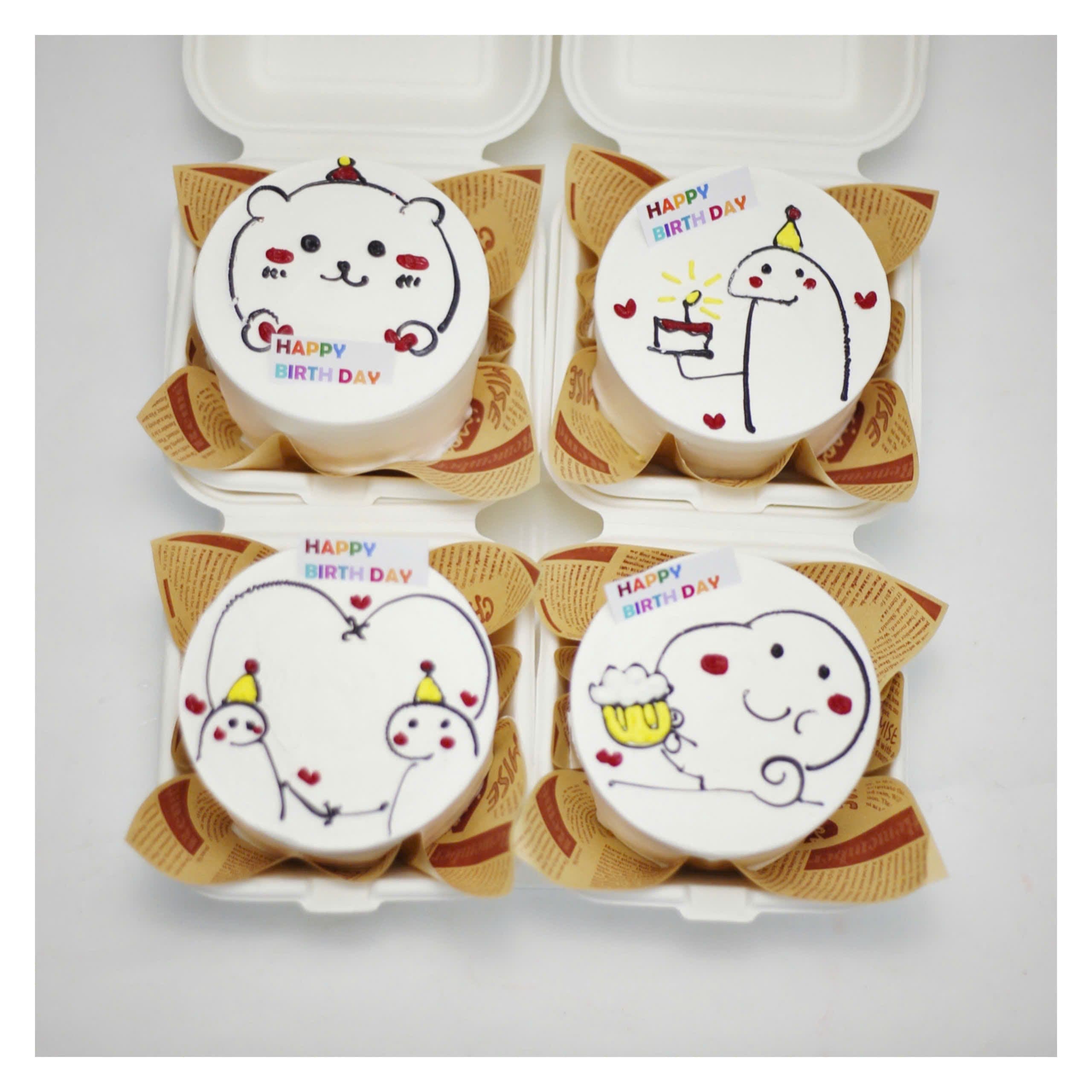 Set bánh mini đôi bạn yêu thương