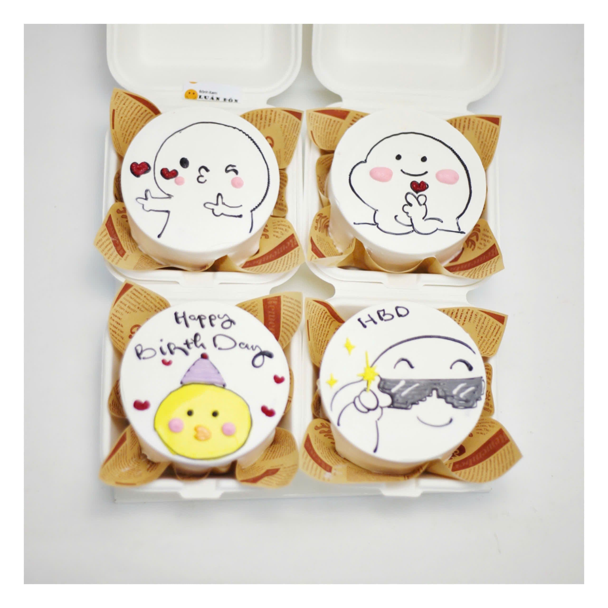 Set bánh mini chibi siêu dễ thương