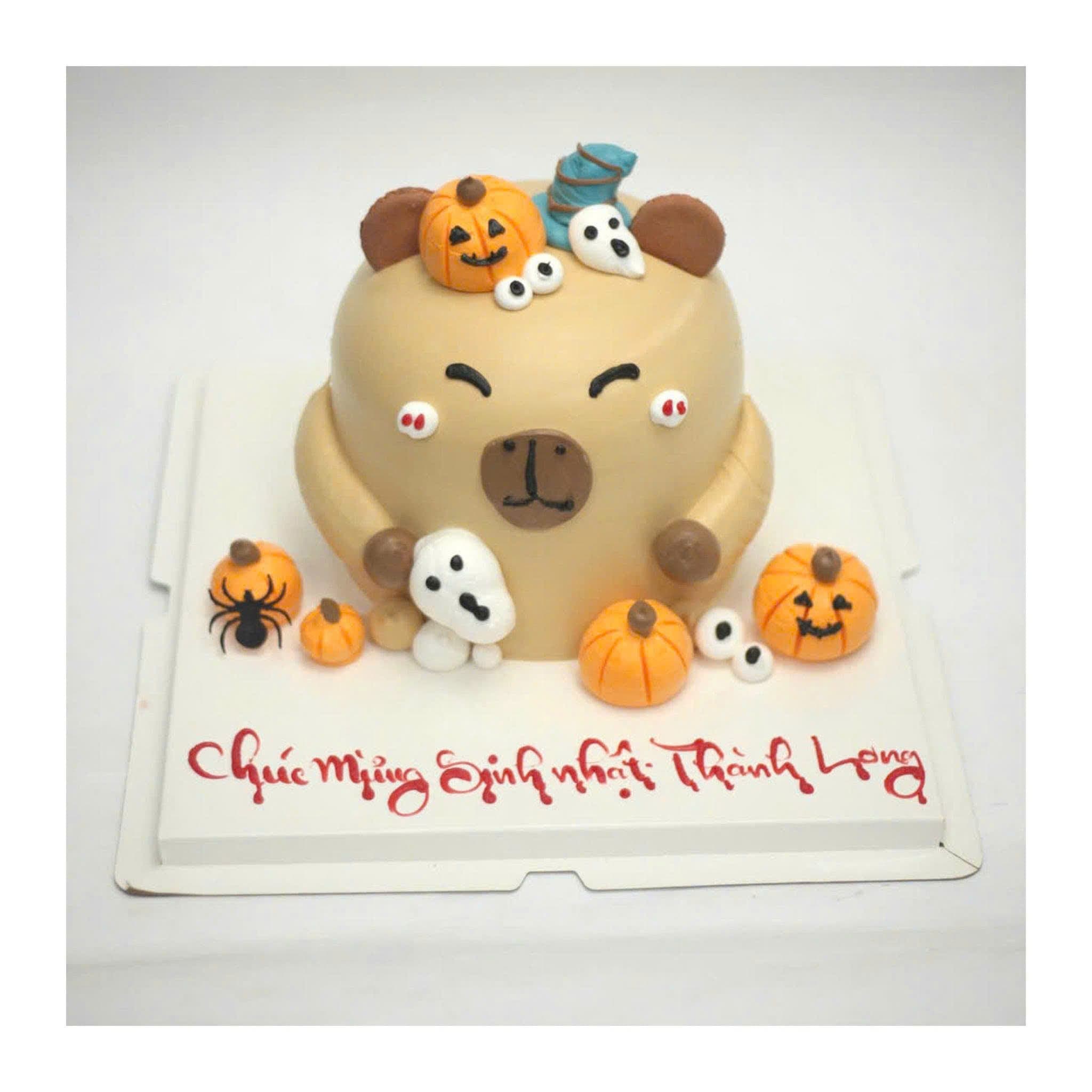 Bánh gấu halloween dễ thương