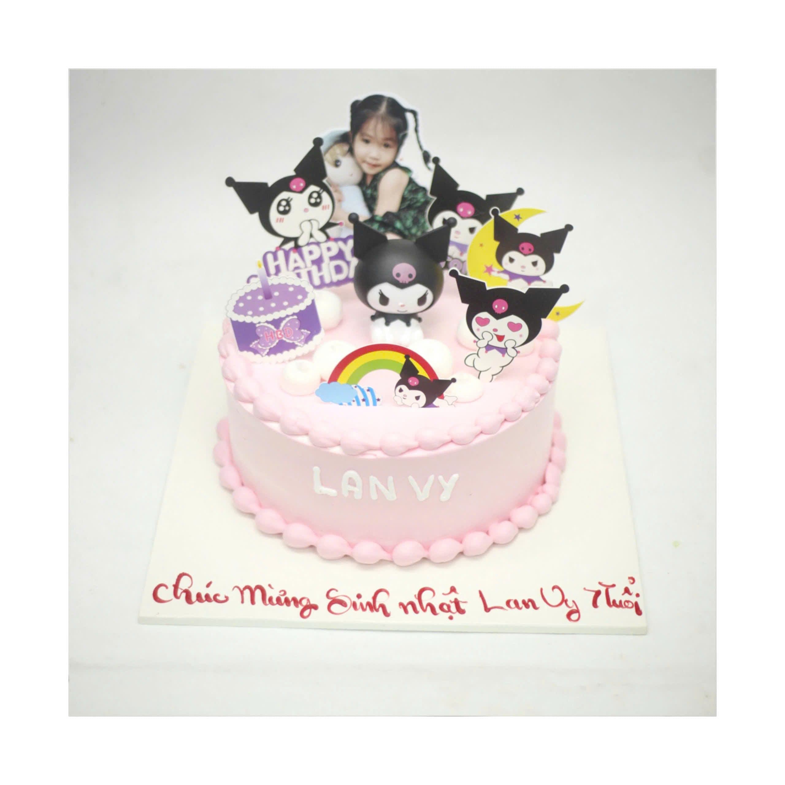 Bánh Kuromi hồng dễ thương