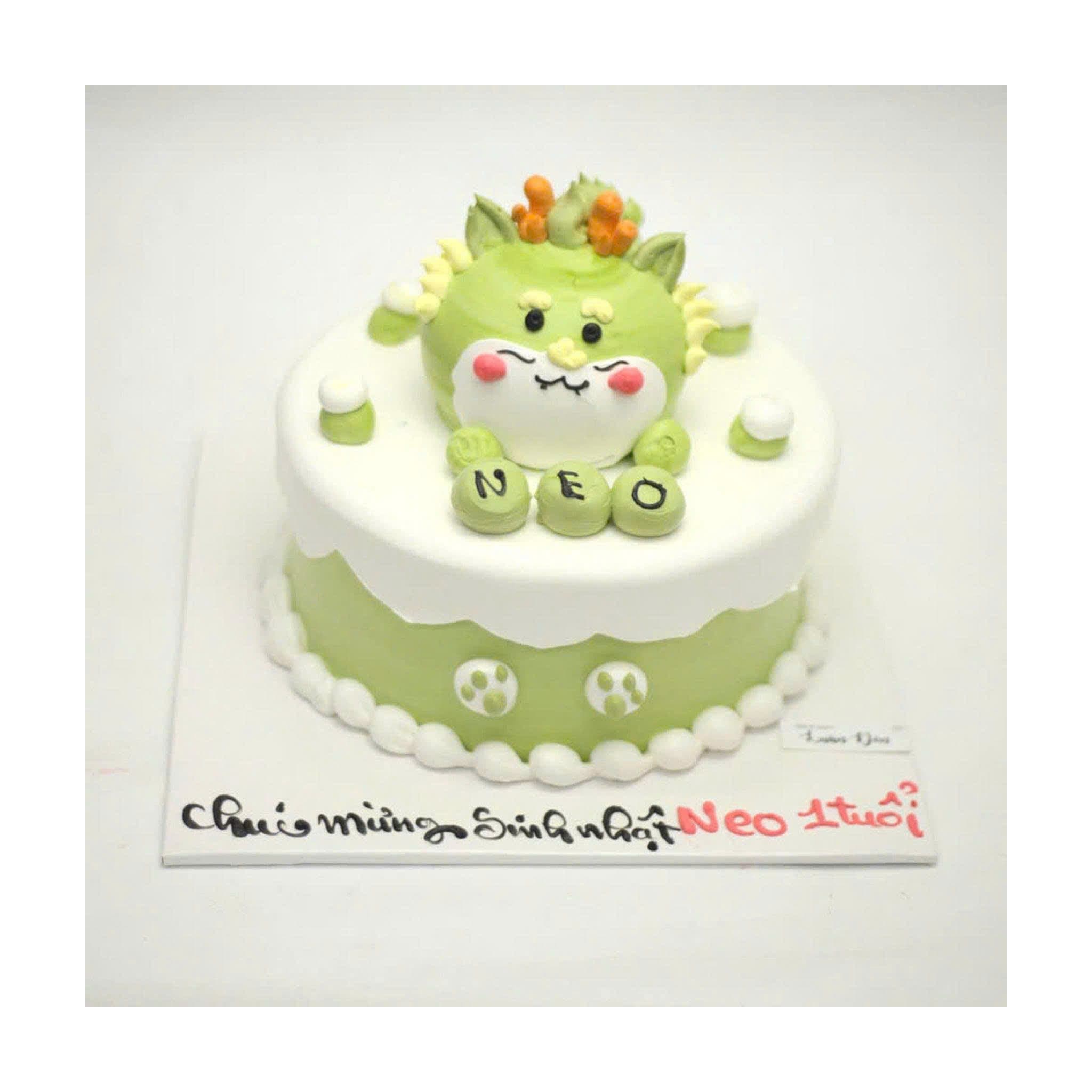 Bánh rồng xanh đáng yêu