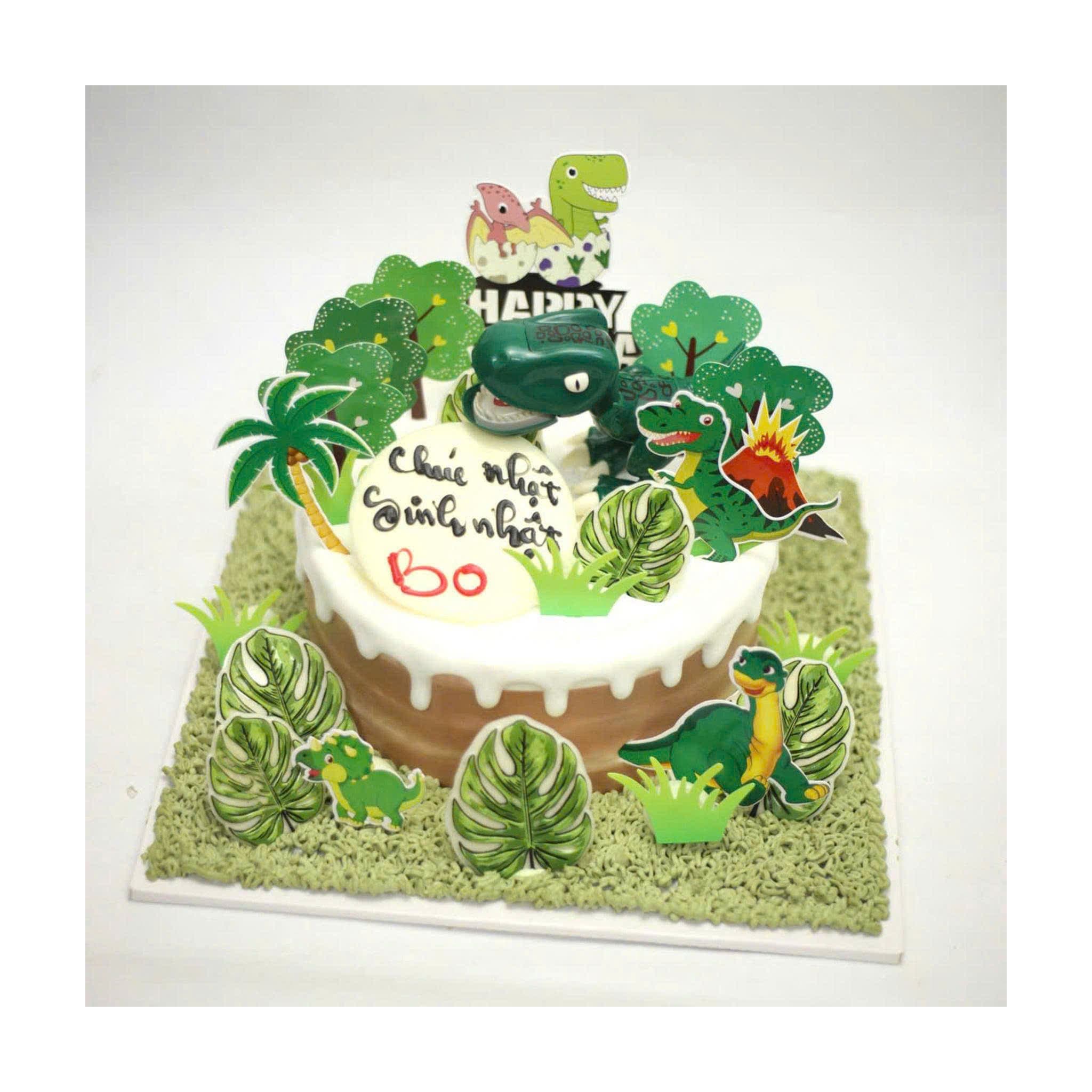 Bánh khủng long rừng xanh