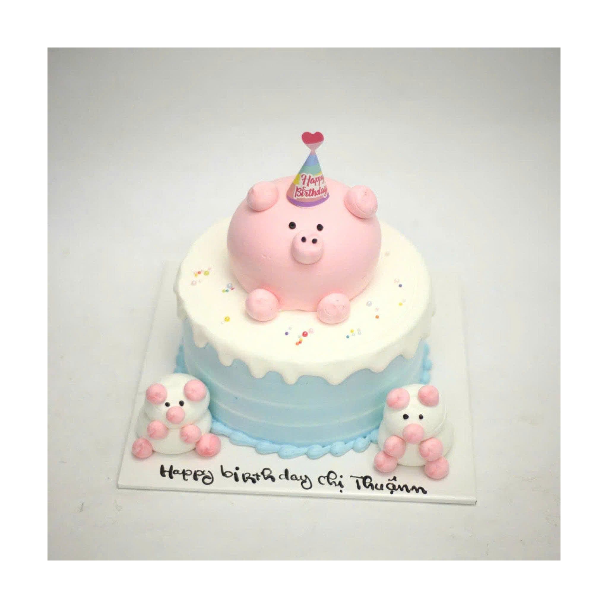 Bánh heo hồng sinh nhật