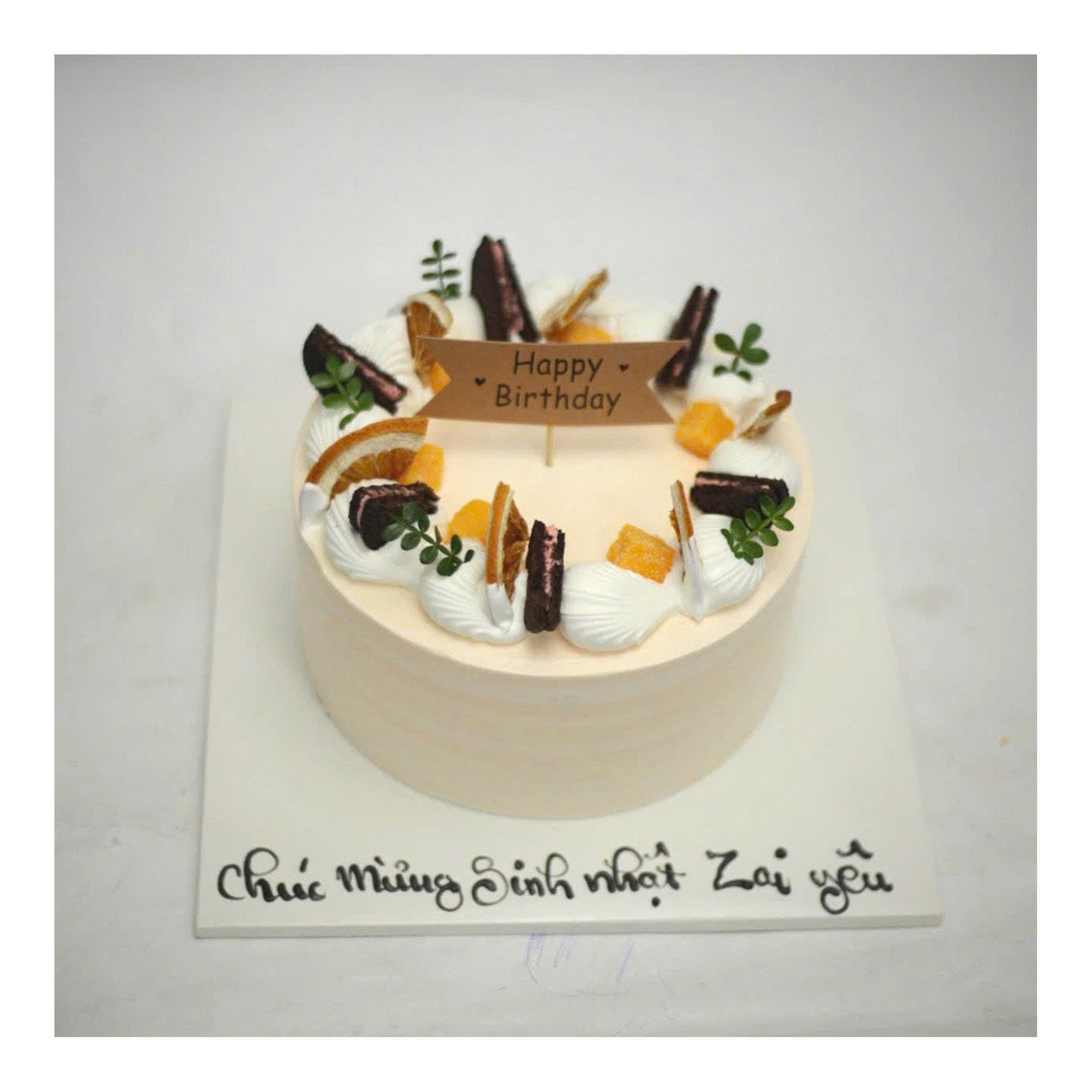 Bánh kem cam bánh quy