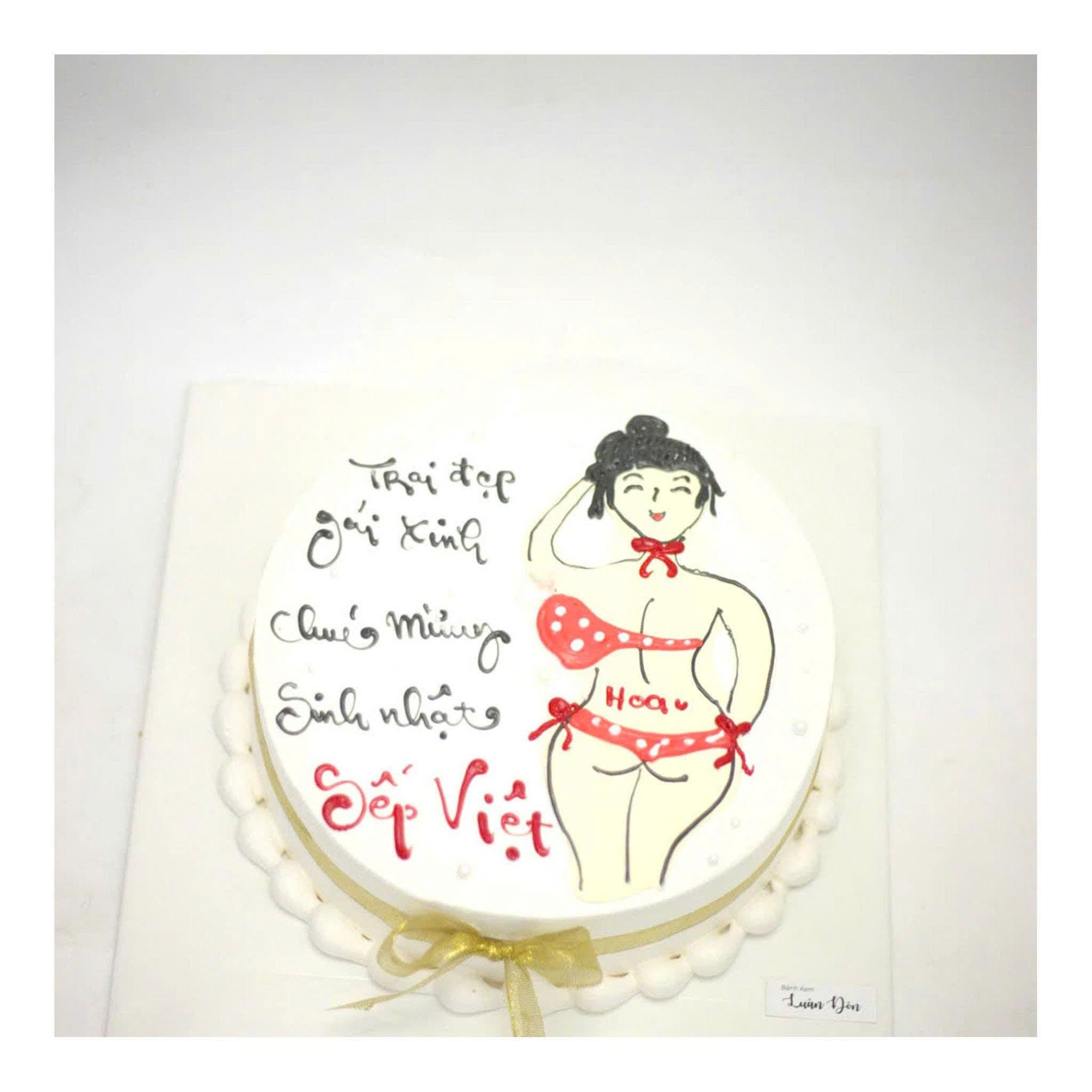 Bánh sinh nhật hài hước tặng người lớn