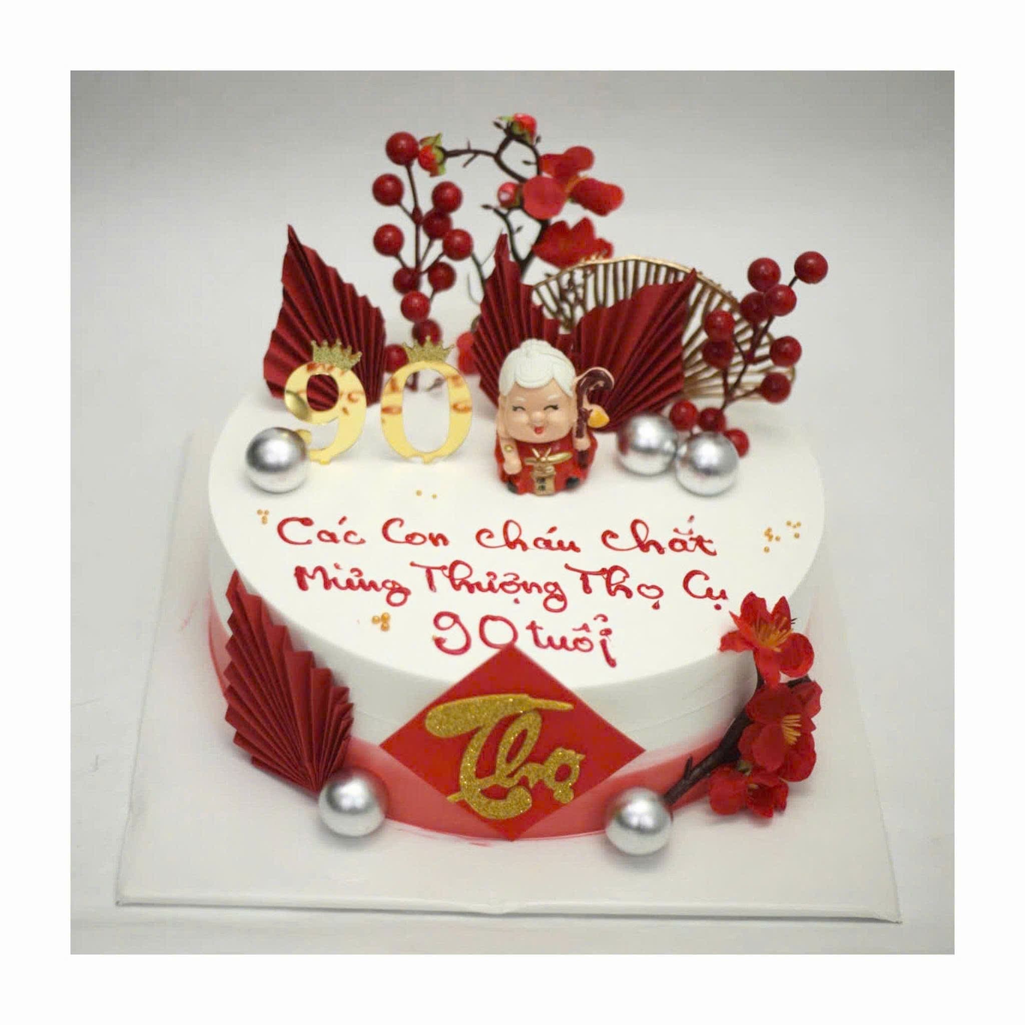 Bánh mừng thượng thọ Cụ 90 tuổi