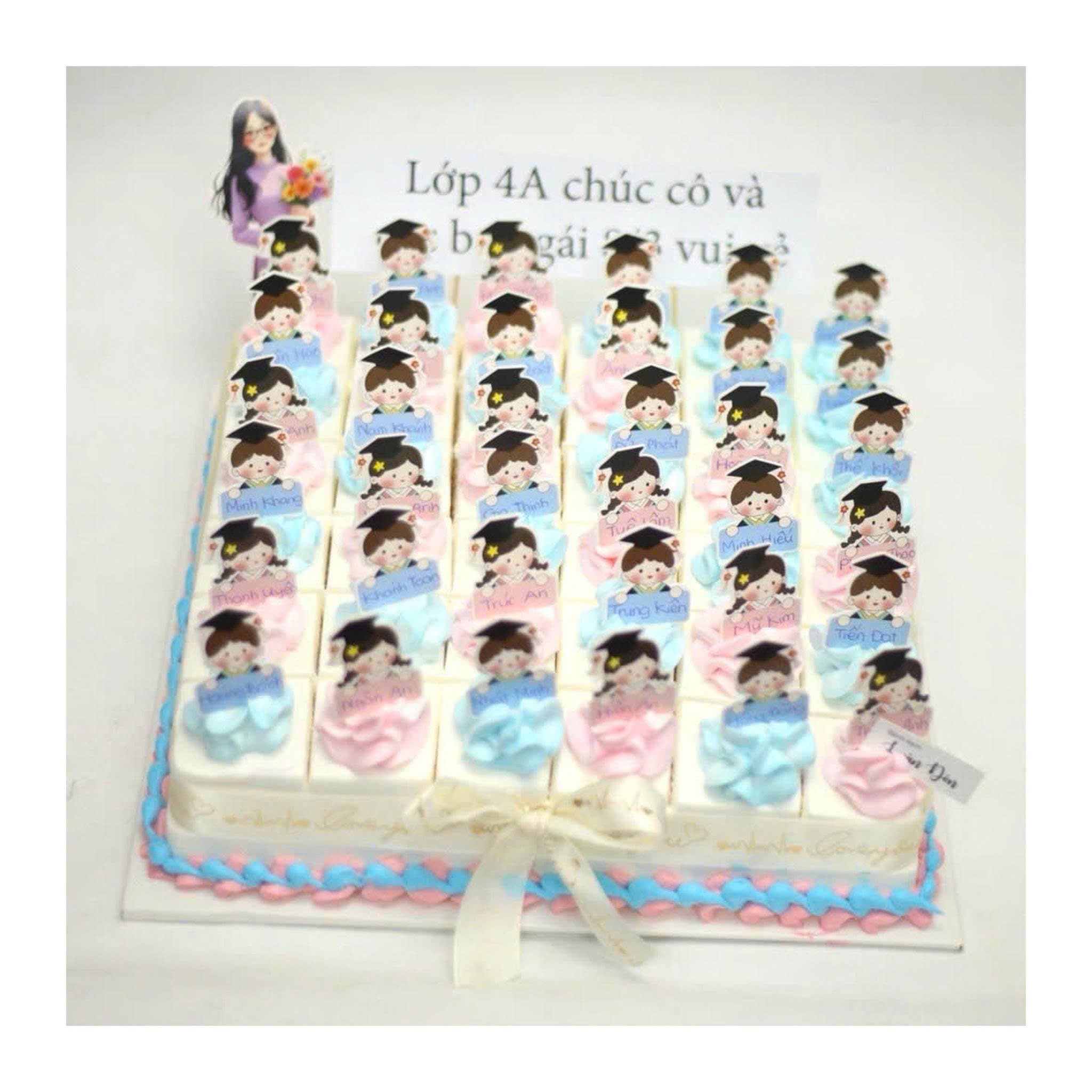 Bánh kem tốt nghiệp lớp 4A
