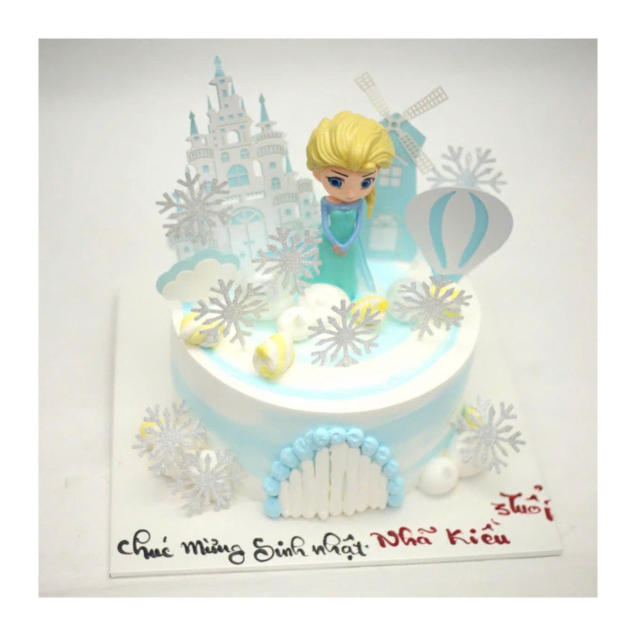 Bánh kem Elsa chủ đề Frozen