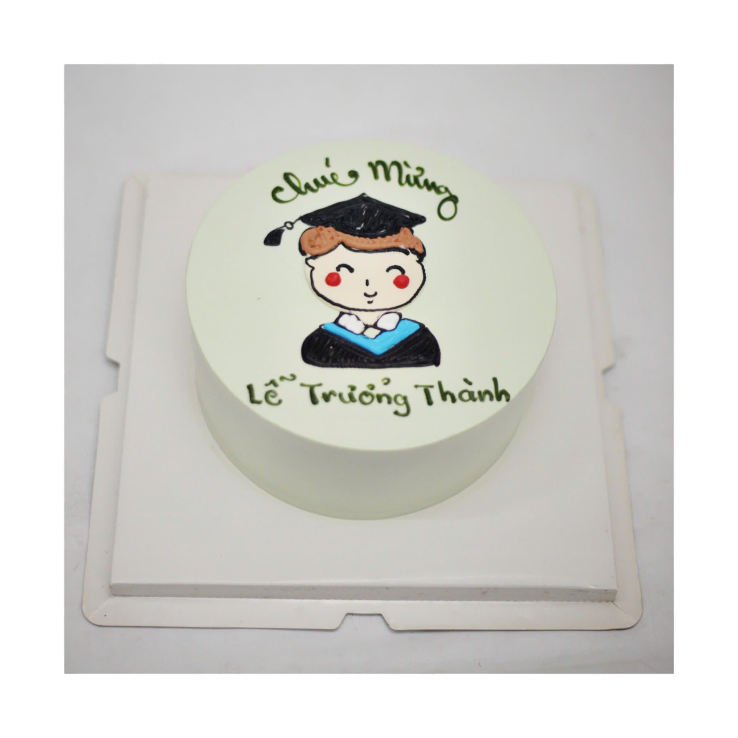 Bánh kem chúc mừng lễ tốt nghiệp trưởng thành