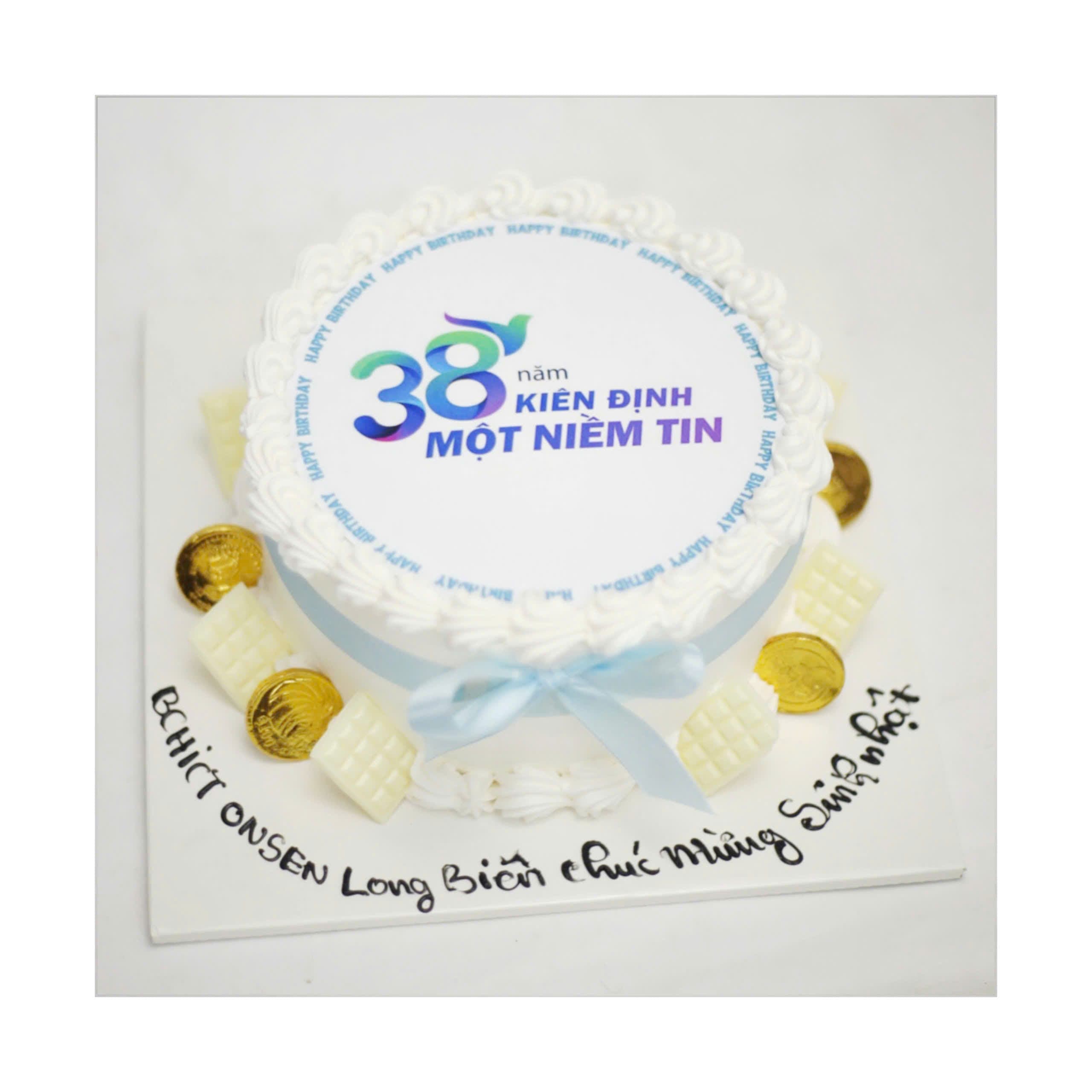 Bánh kem sự kiện kỷ niệm 38 năm