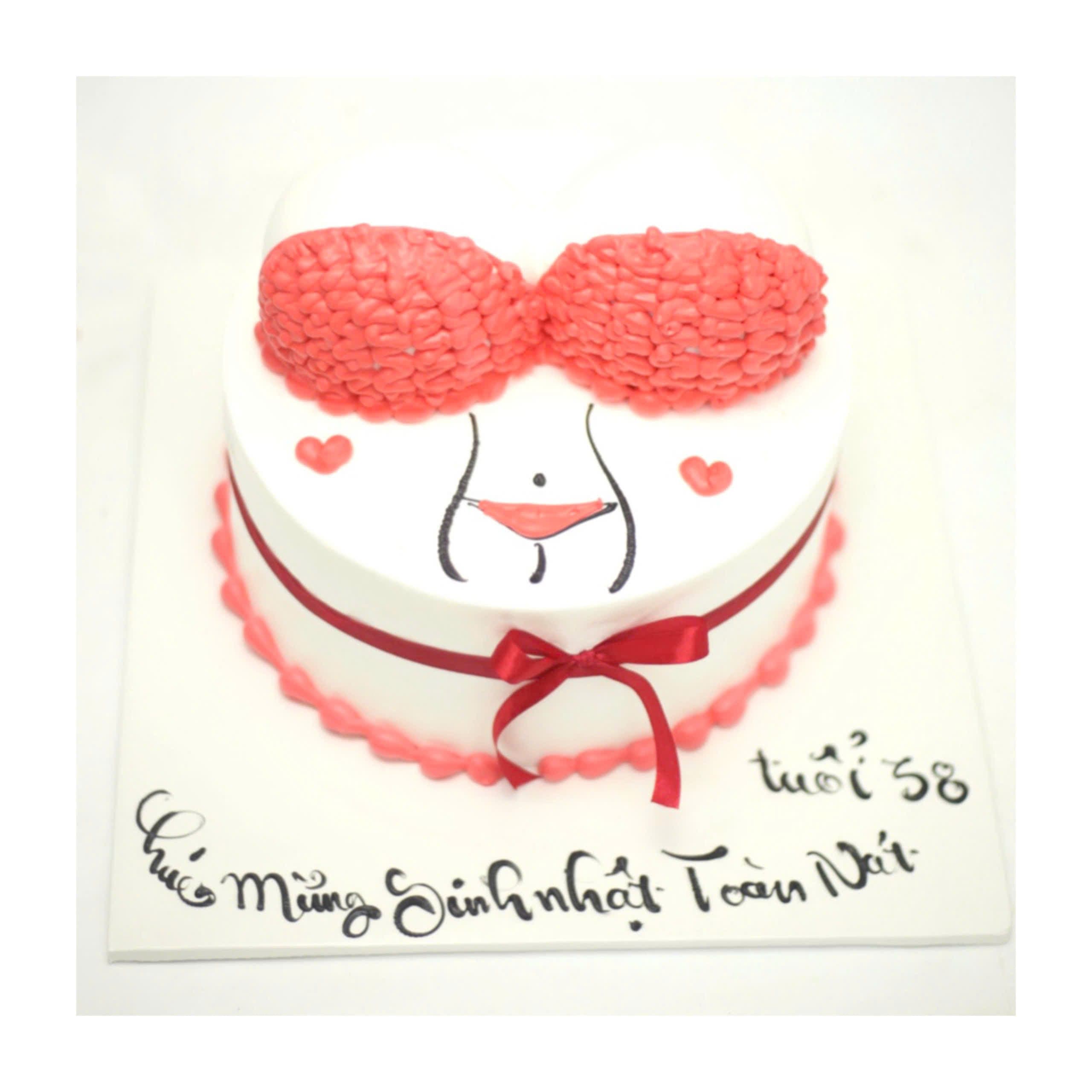 Bánh kem thiết kế 18+ hài hước