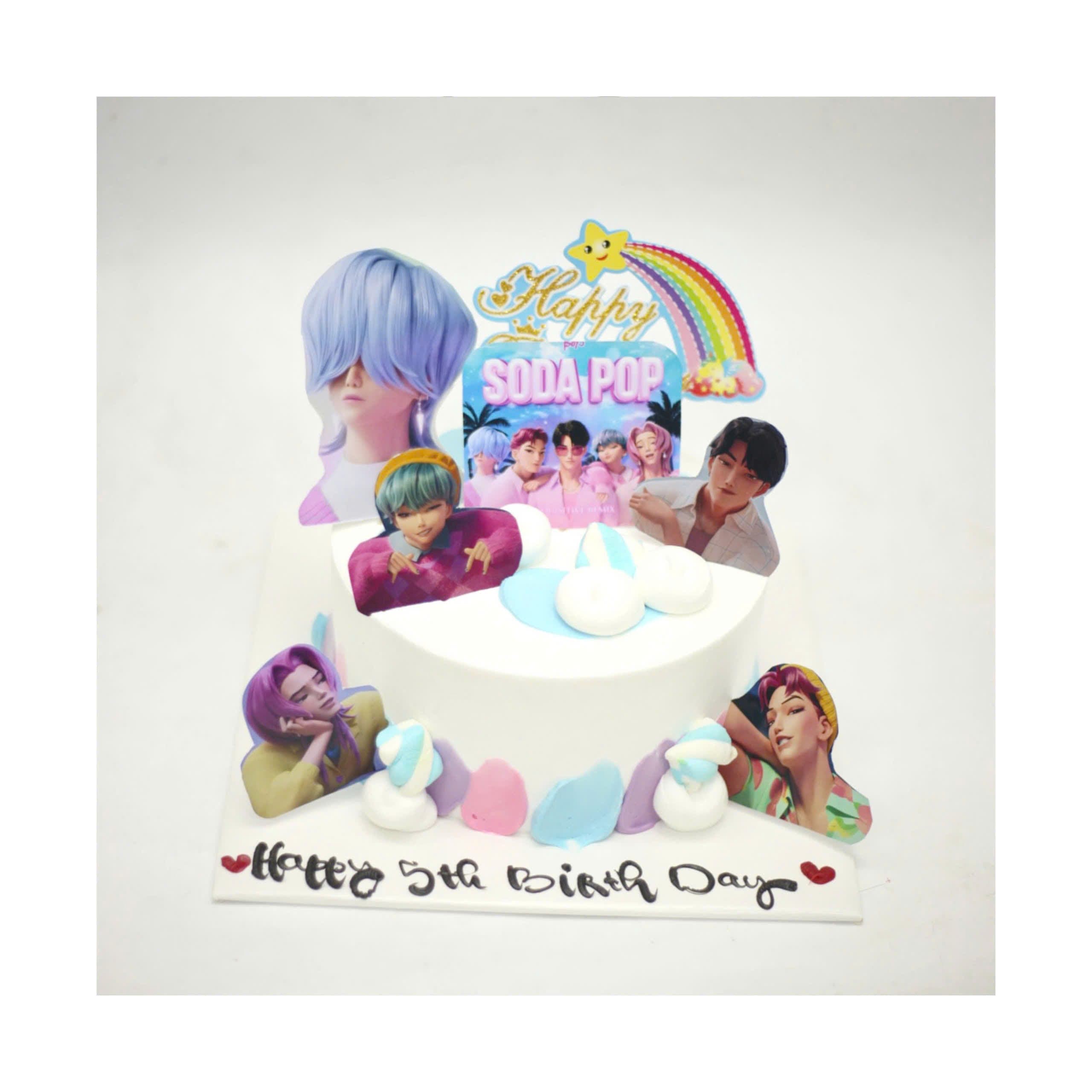 Bánh kem in hình nhóm nhạc Soda Pop