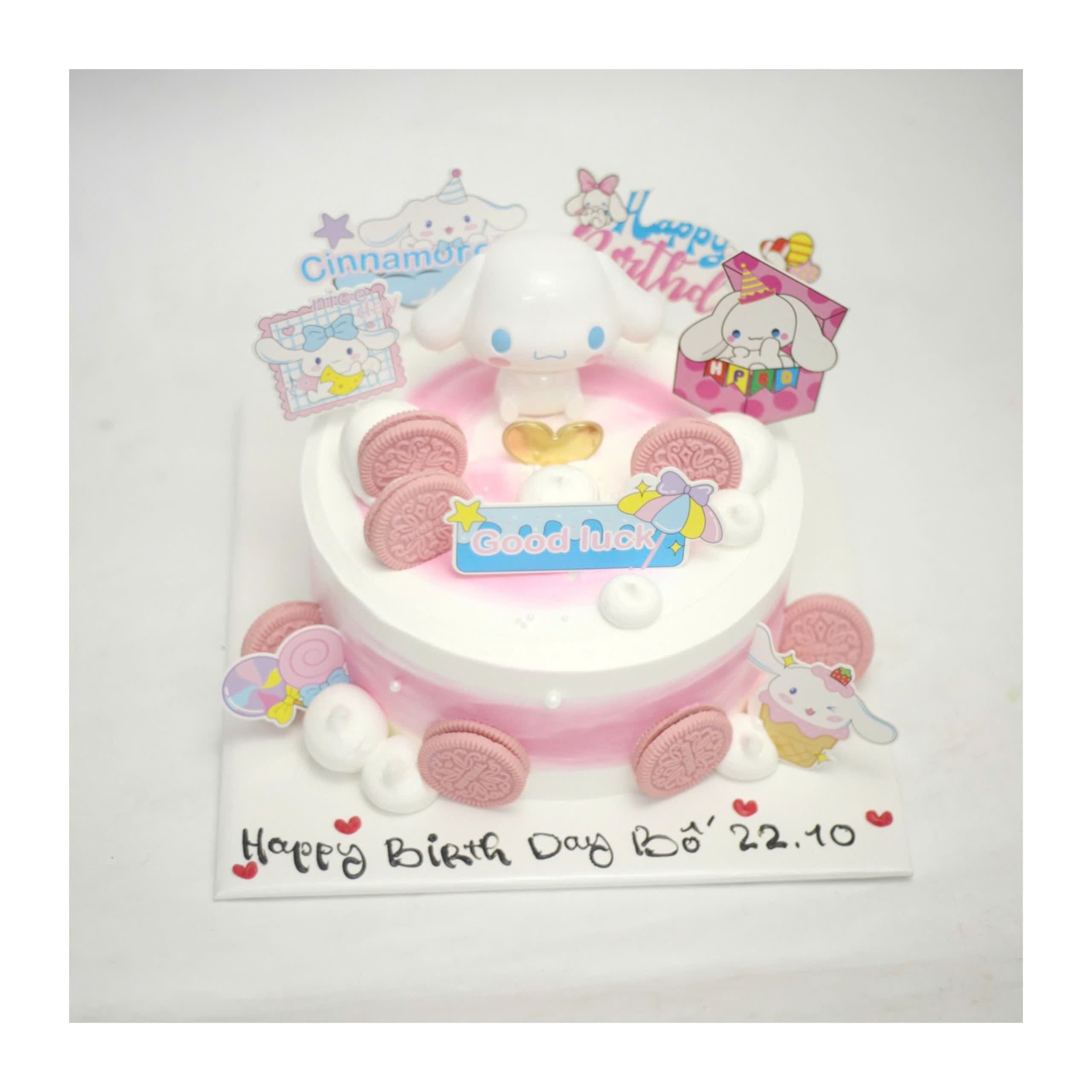 Bánh kem Cinnamoroll hồng dễ thương