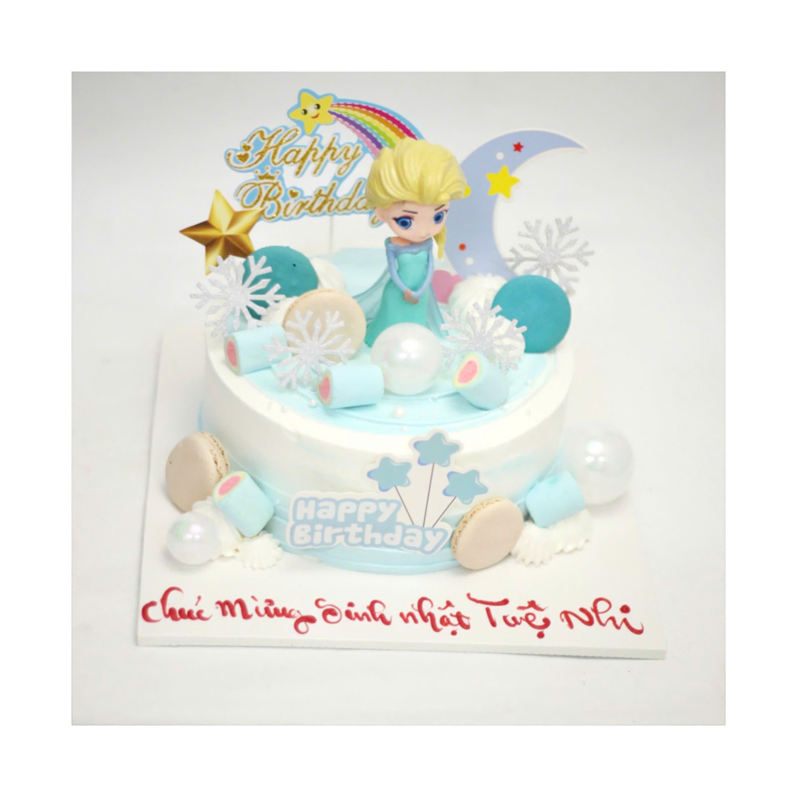 Bánh Elsa xanh tuyết