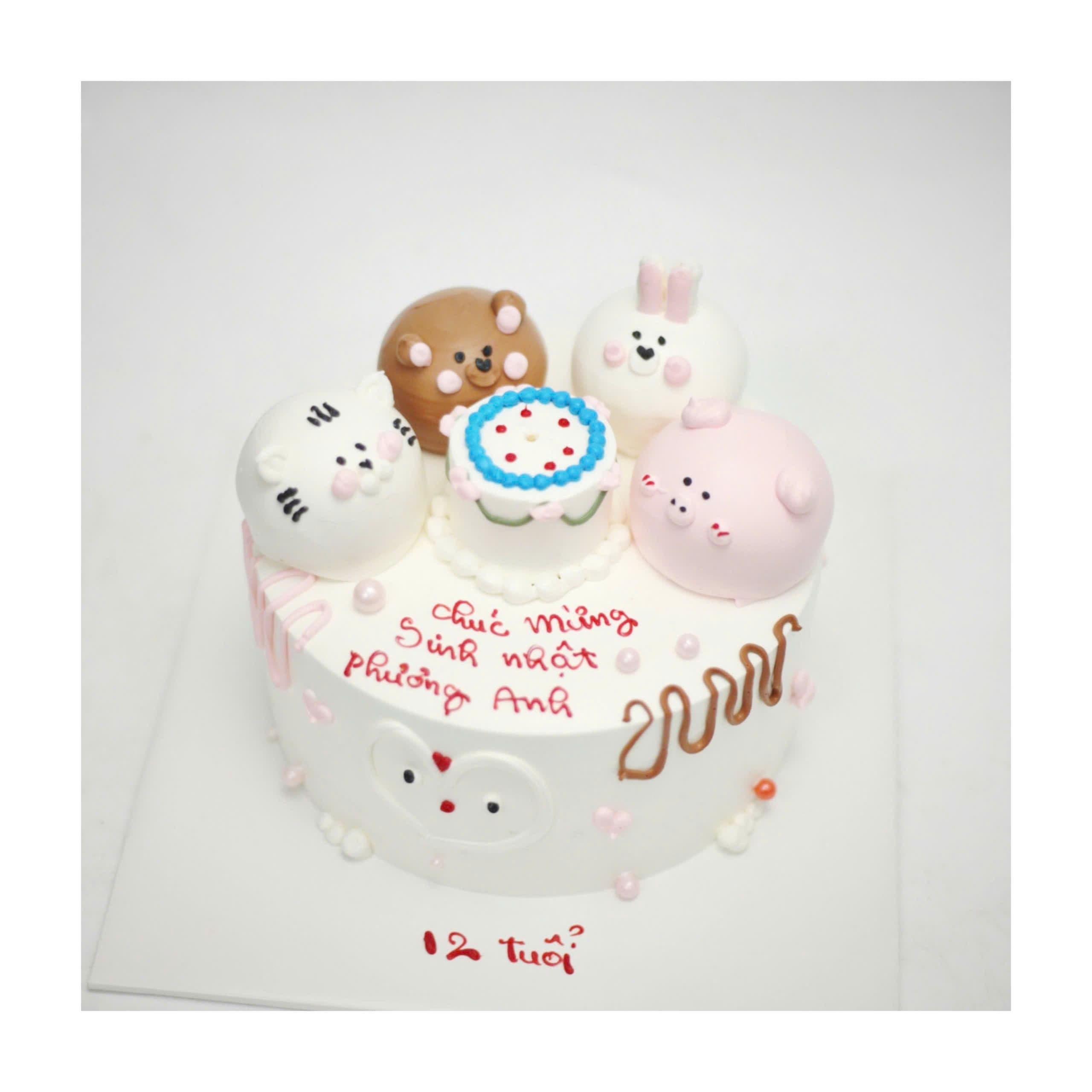 Bánh thú nổi dễ thương