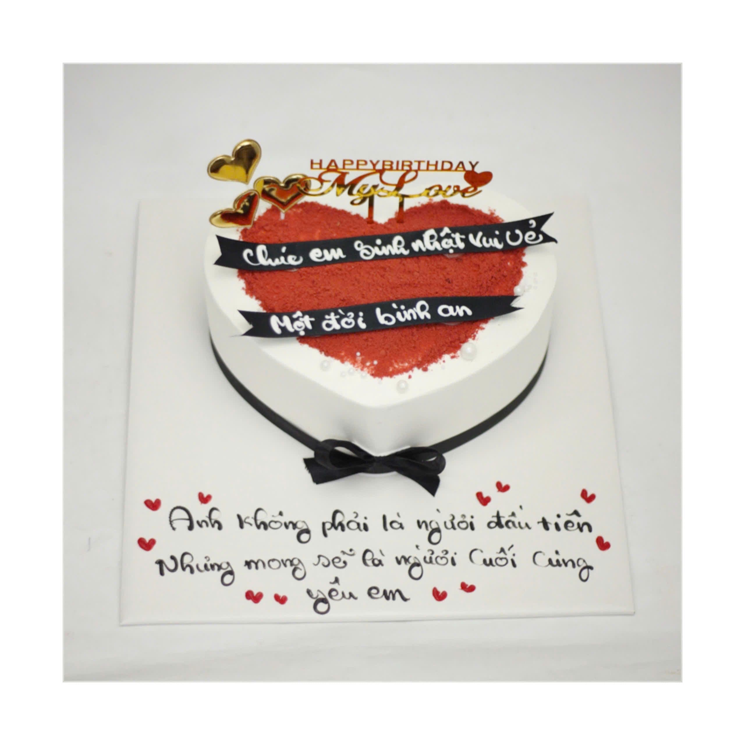 Bánh tim đỏ tỏ tình