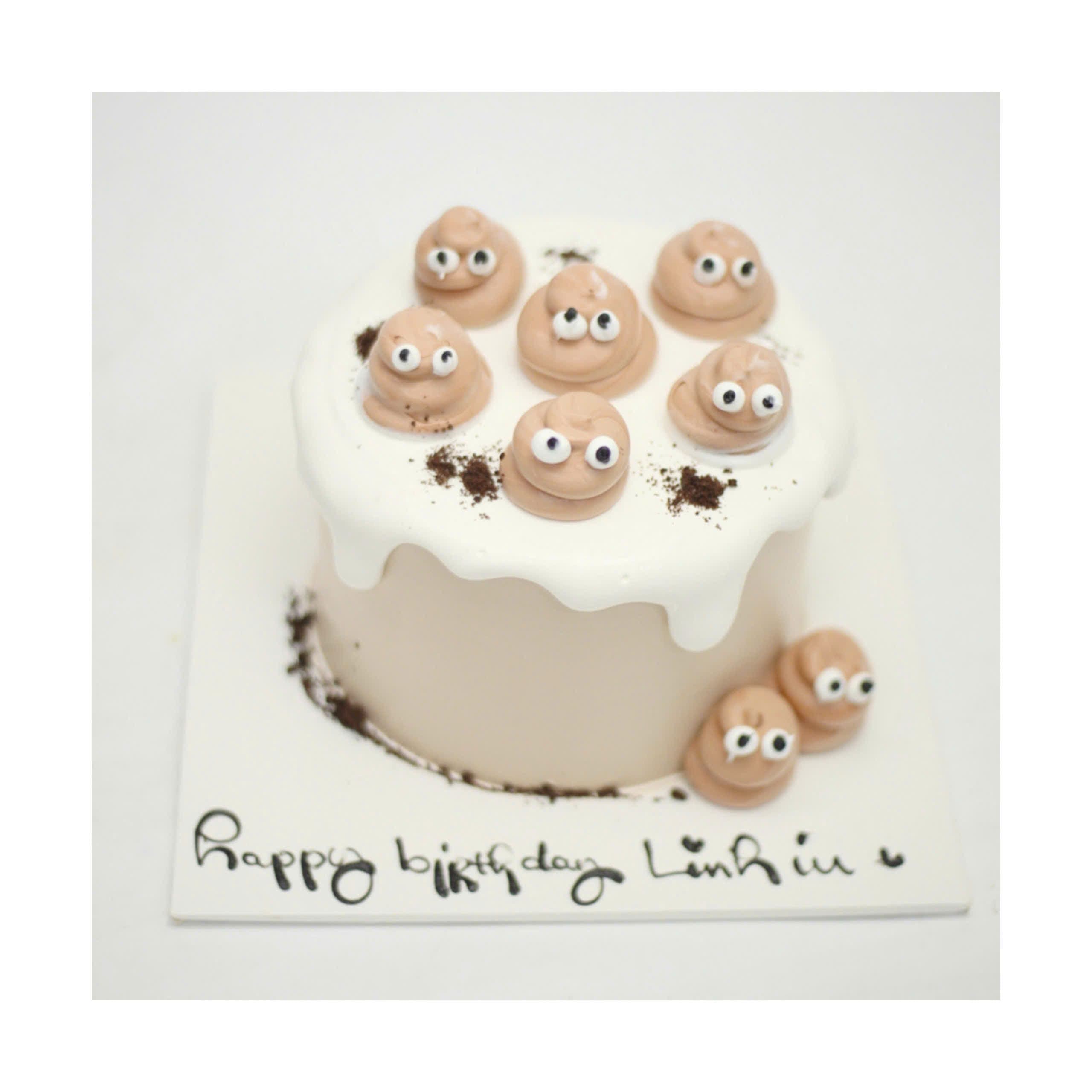 Bánh poop cười hài hước