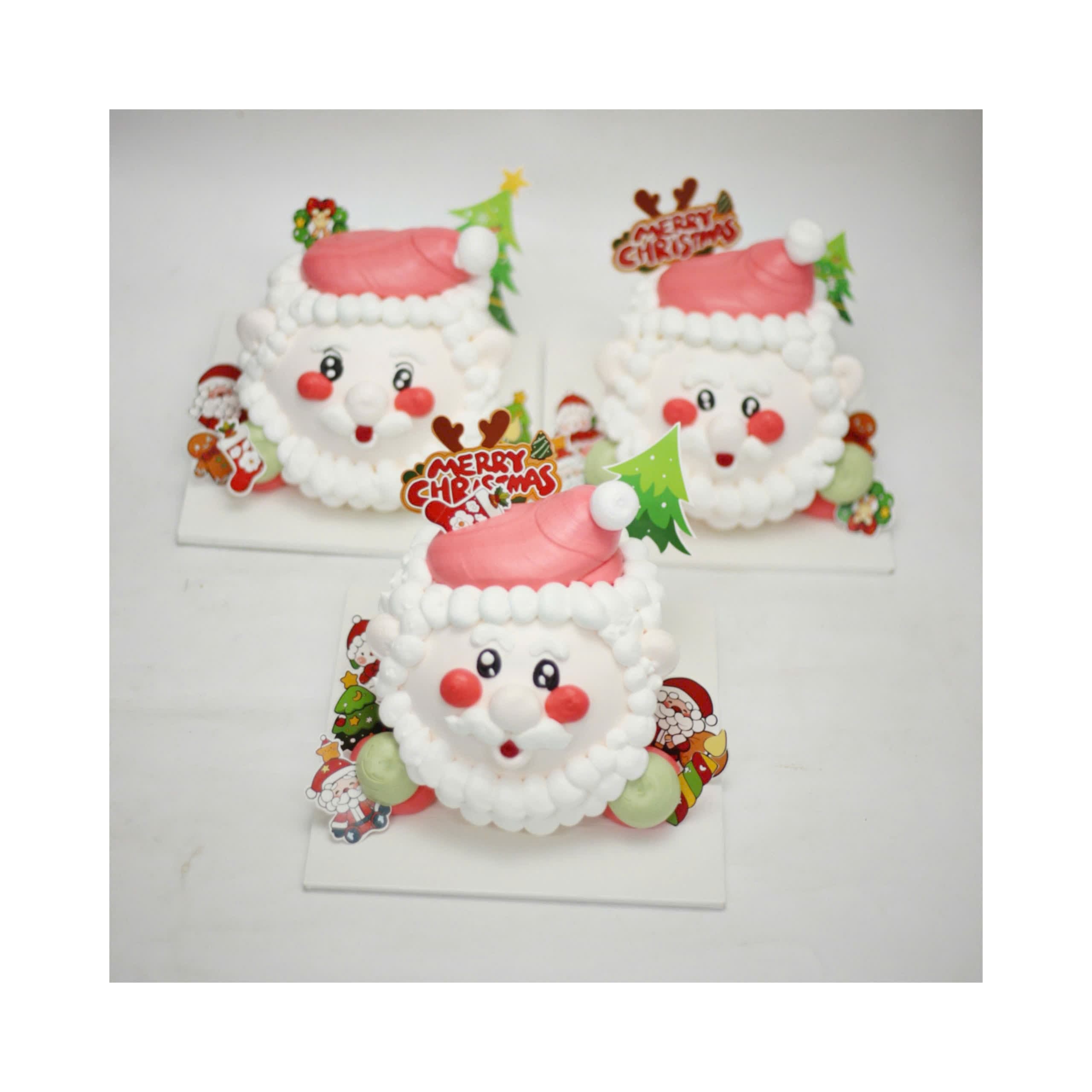 Bánh kem ông già Noel nhỏ xinh