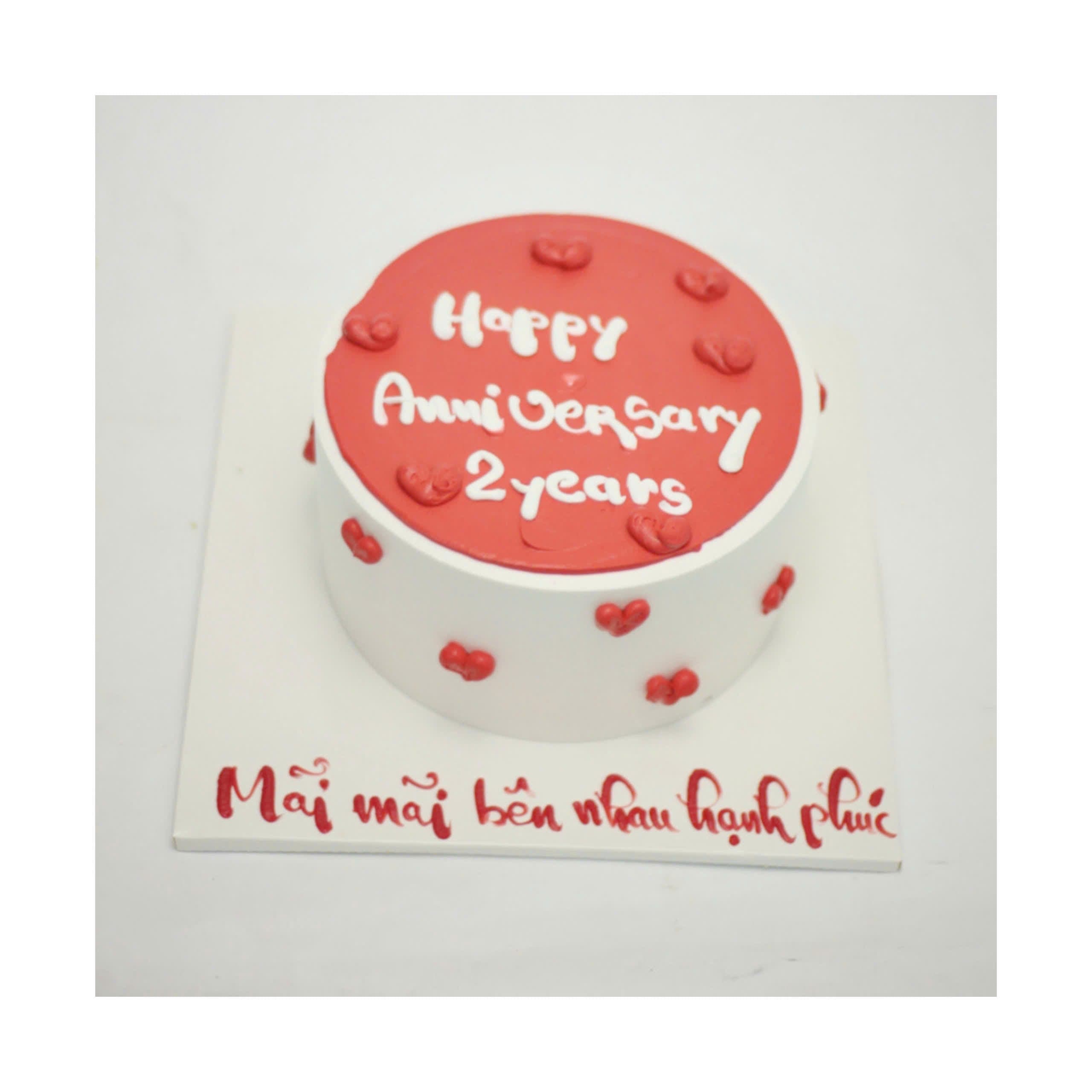 Bánh Kỷ Niệm Tình Yêu Đỏ