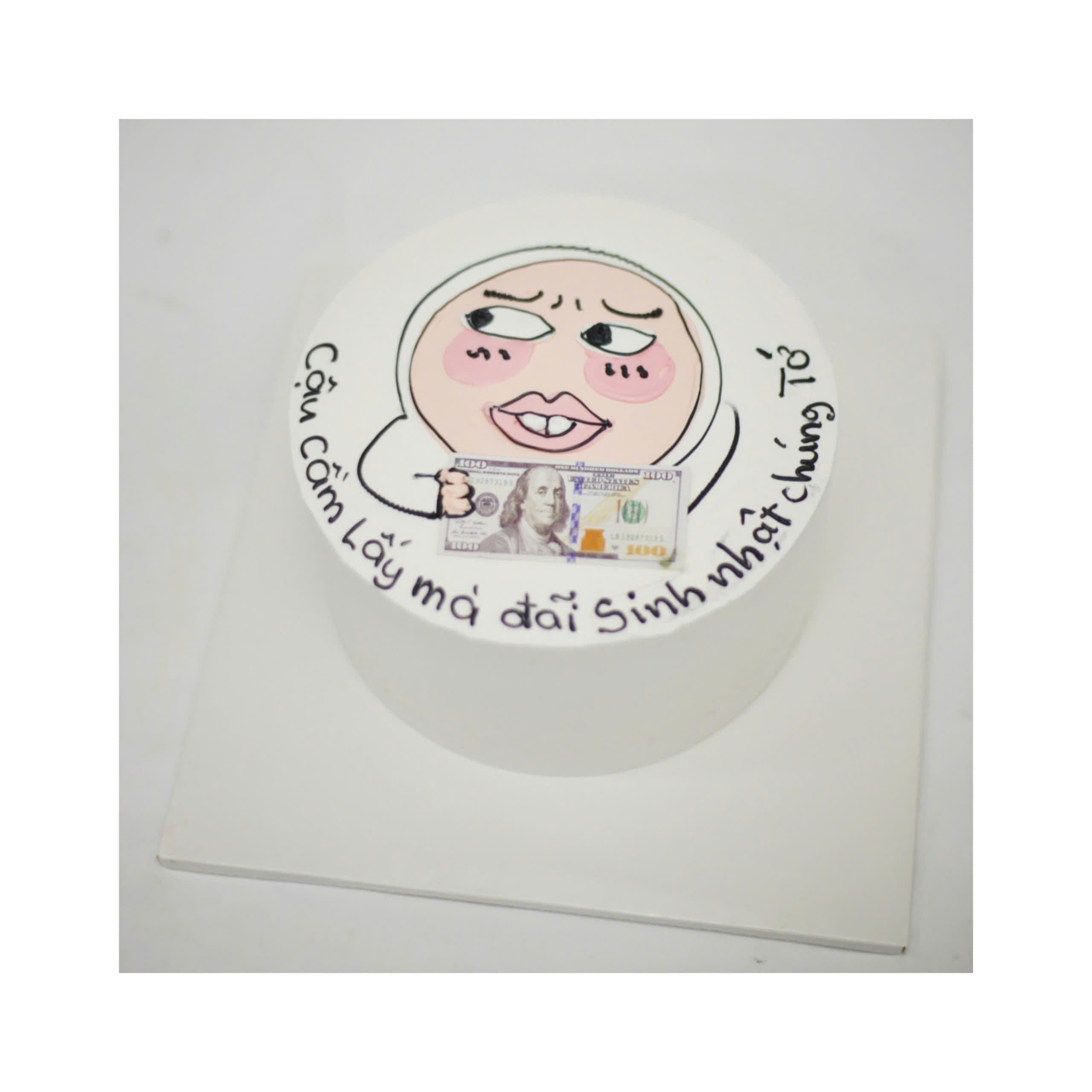 Bánh Vẽ Meme Dolla