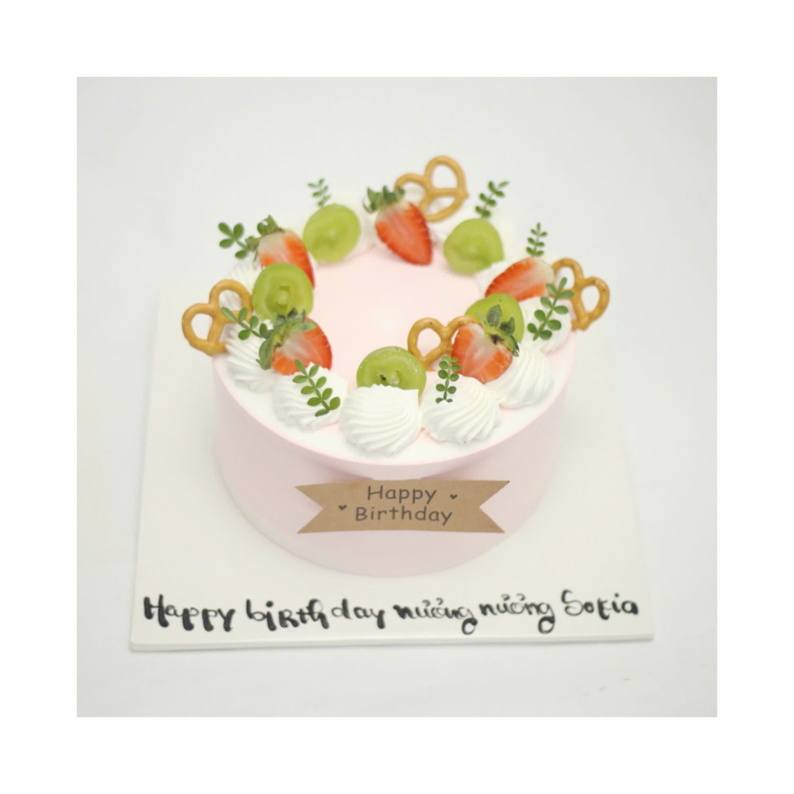 Bánh Hoa Quả Dâu Nho