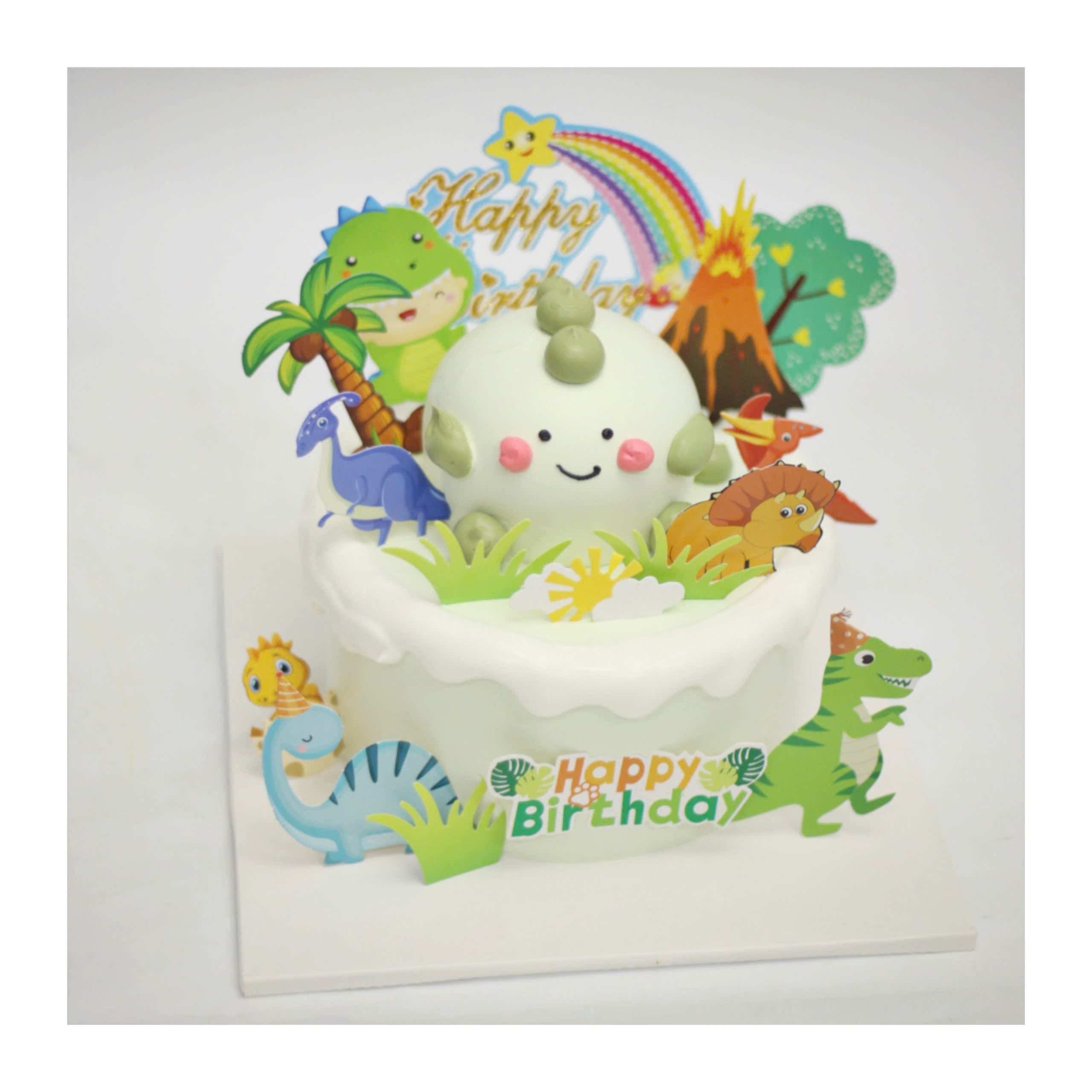 Bánh Khủng Long Cầu Vồng