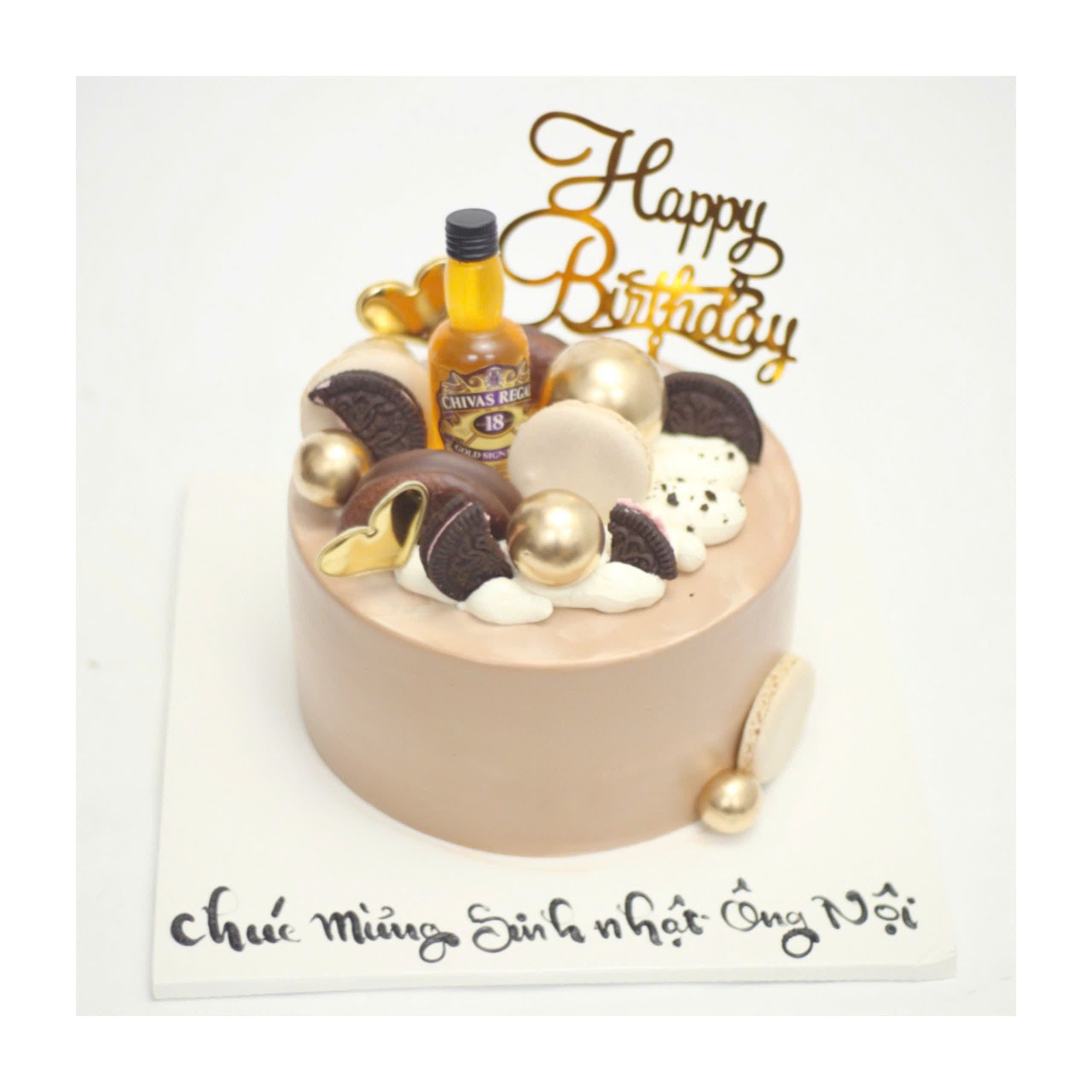 Bánh Whisky Socola Sang Trọng