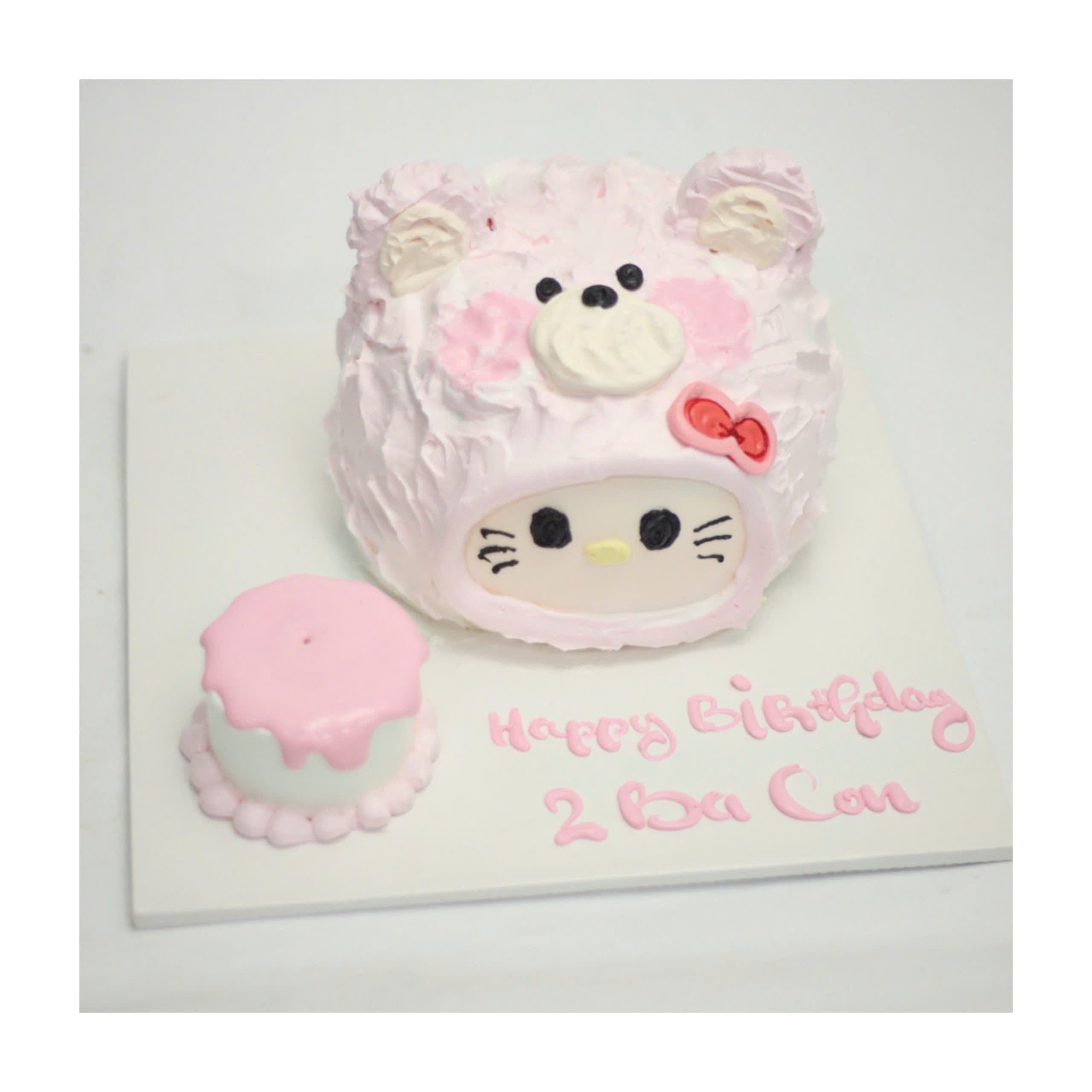 Bánh Gấu Dâu Hồng