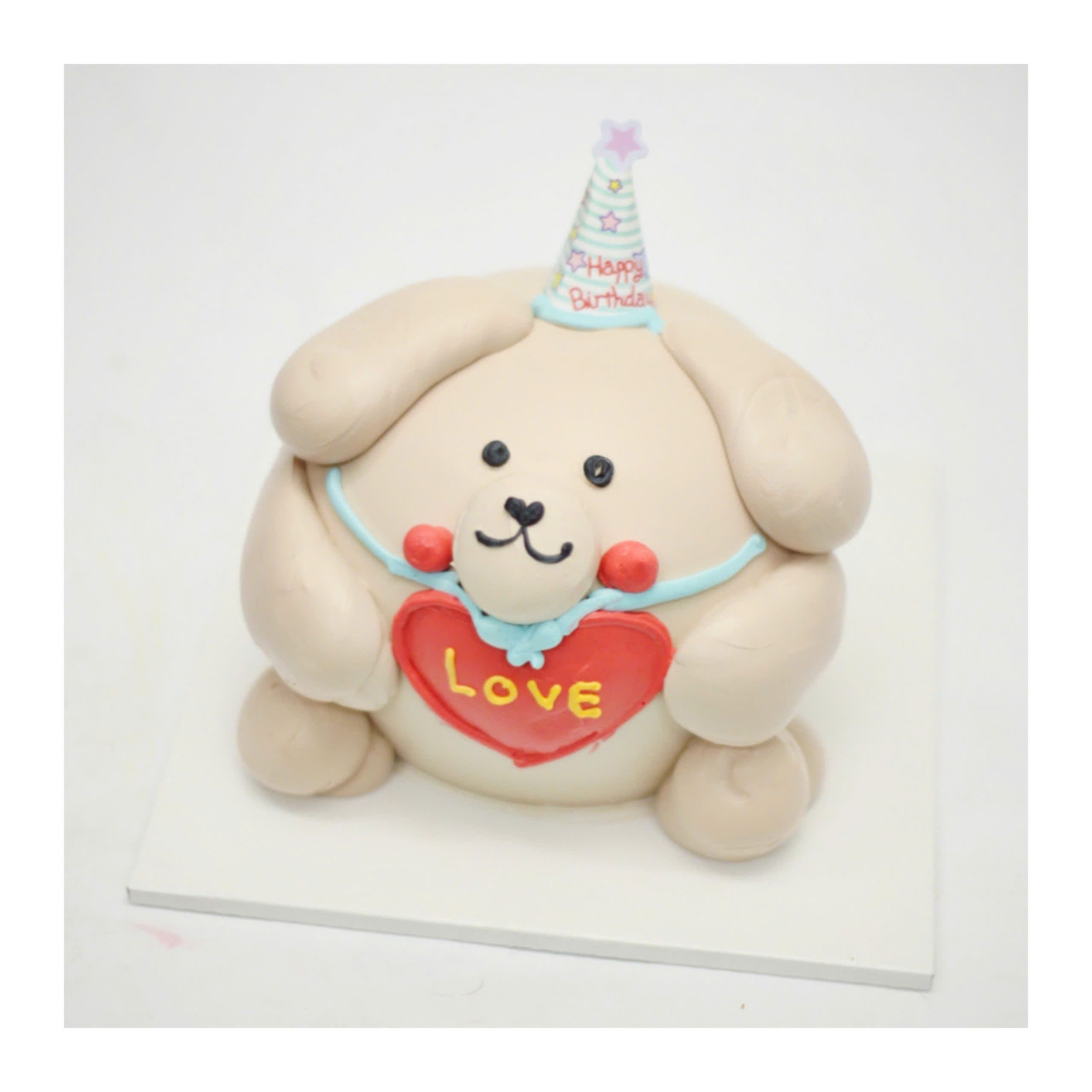 Bánh kem tạo hình chú gấu yêu thương