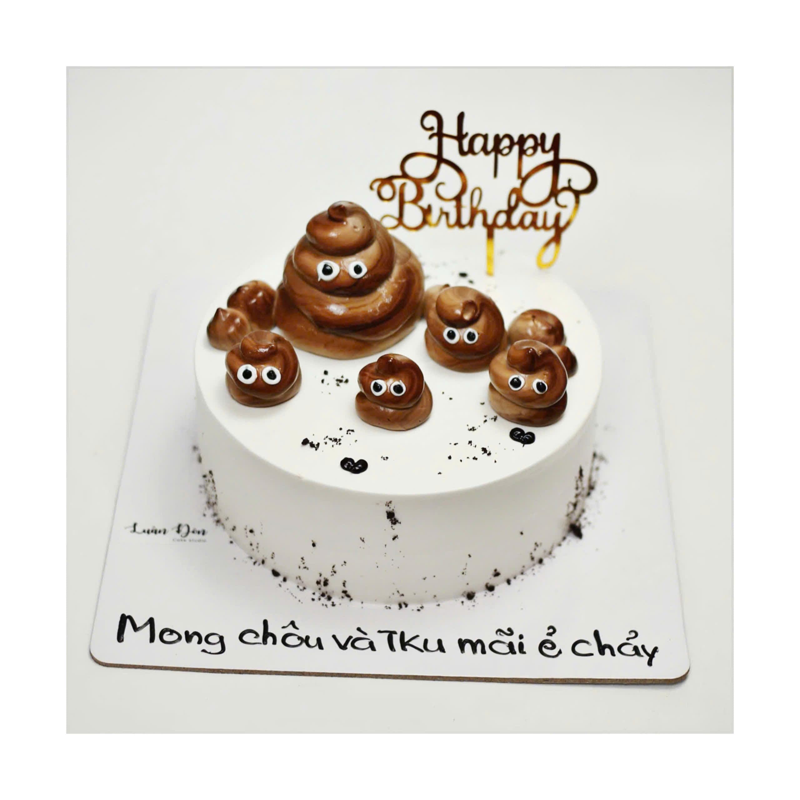 Bánh kem ngộ nghĩnh hình các chú ỉn