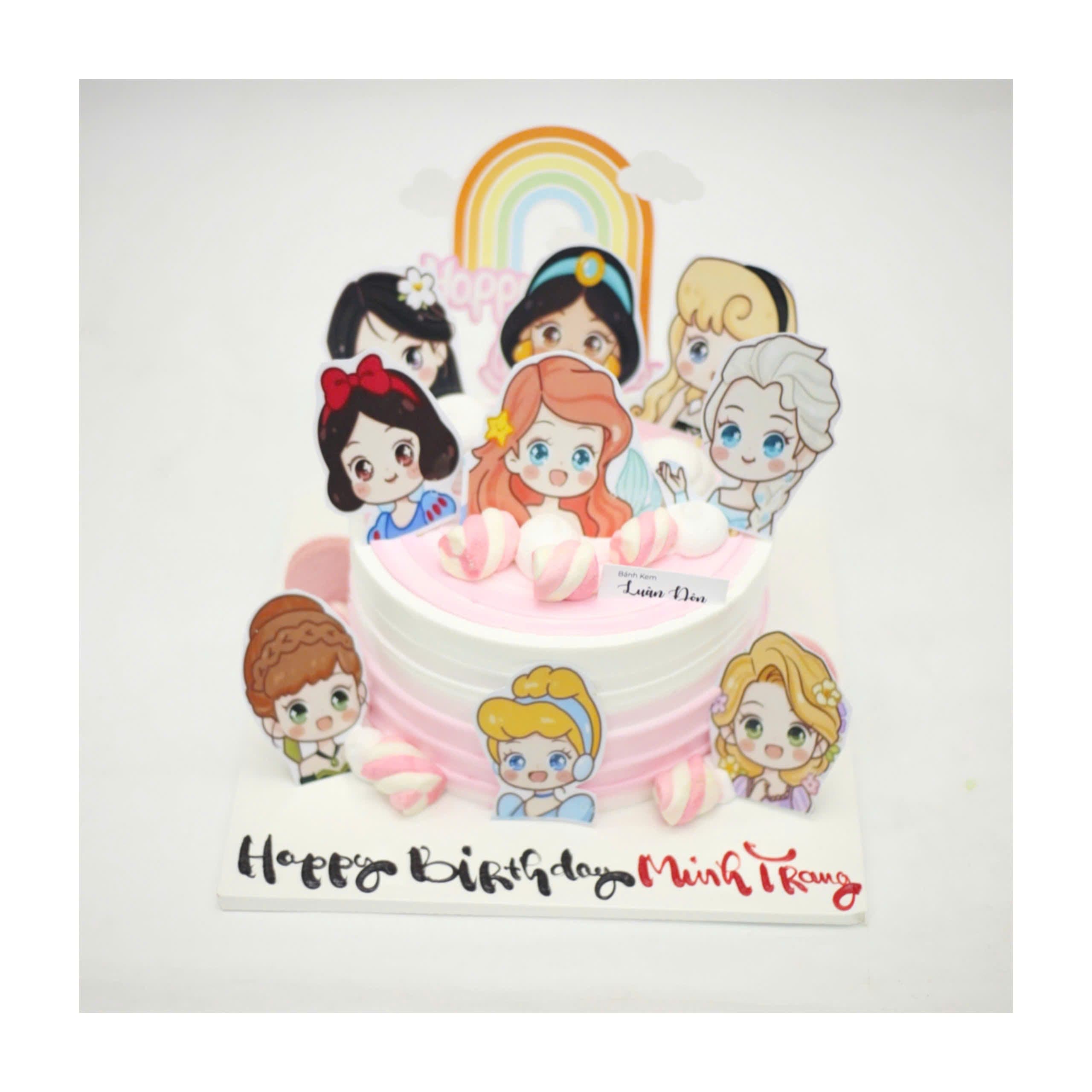 Bánh kem các nàng công chúa Disney