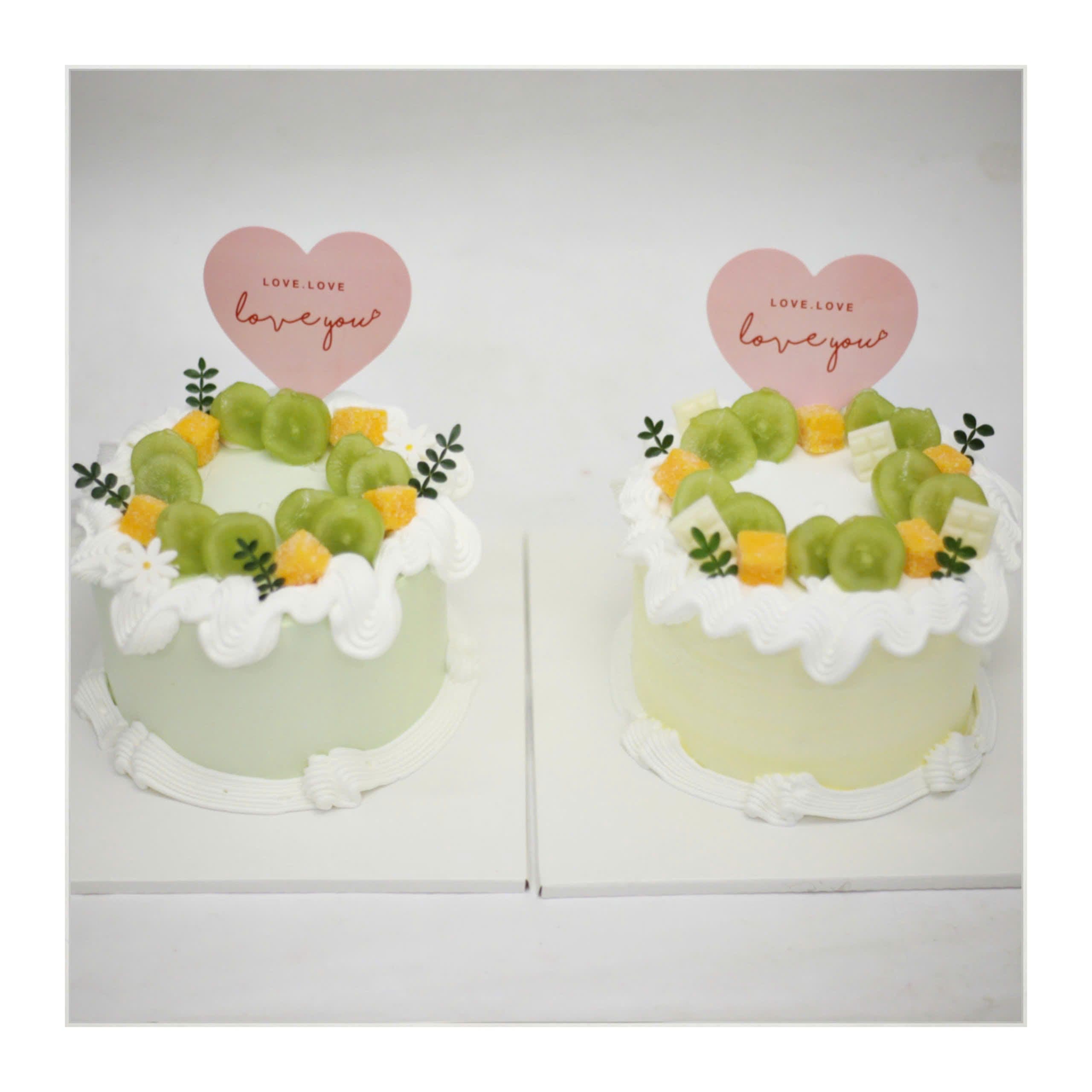 Set bánh kem mini trái cây tươi mát