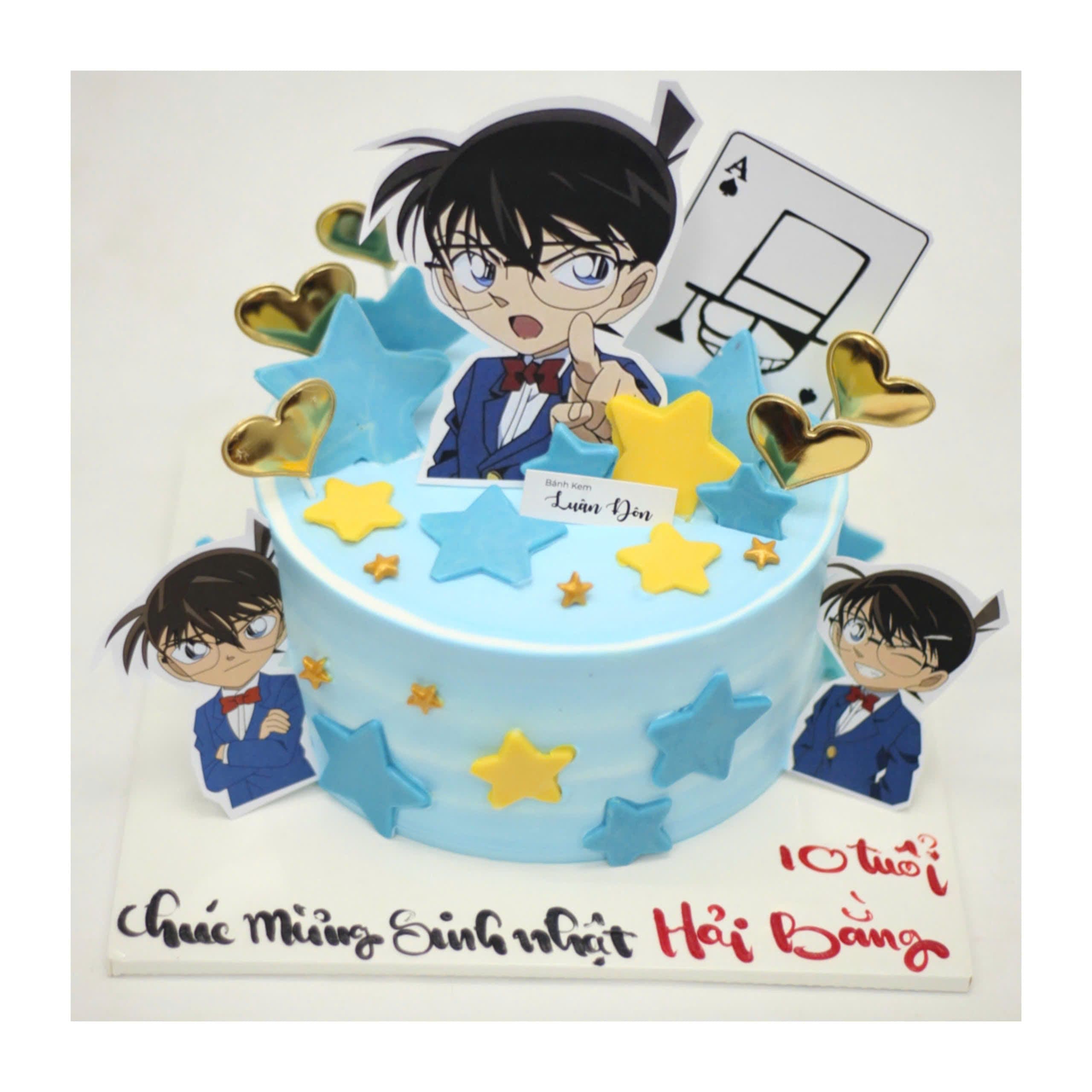 Bánh kem thám tử lừng danh Conan xanh dương