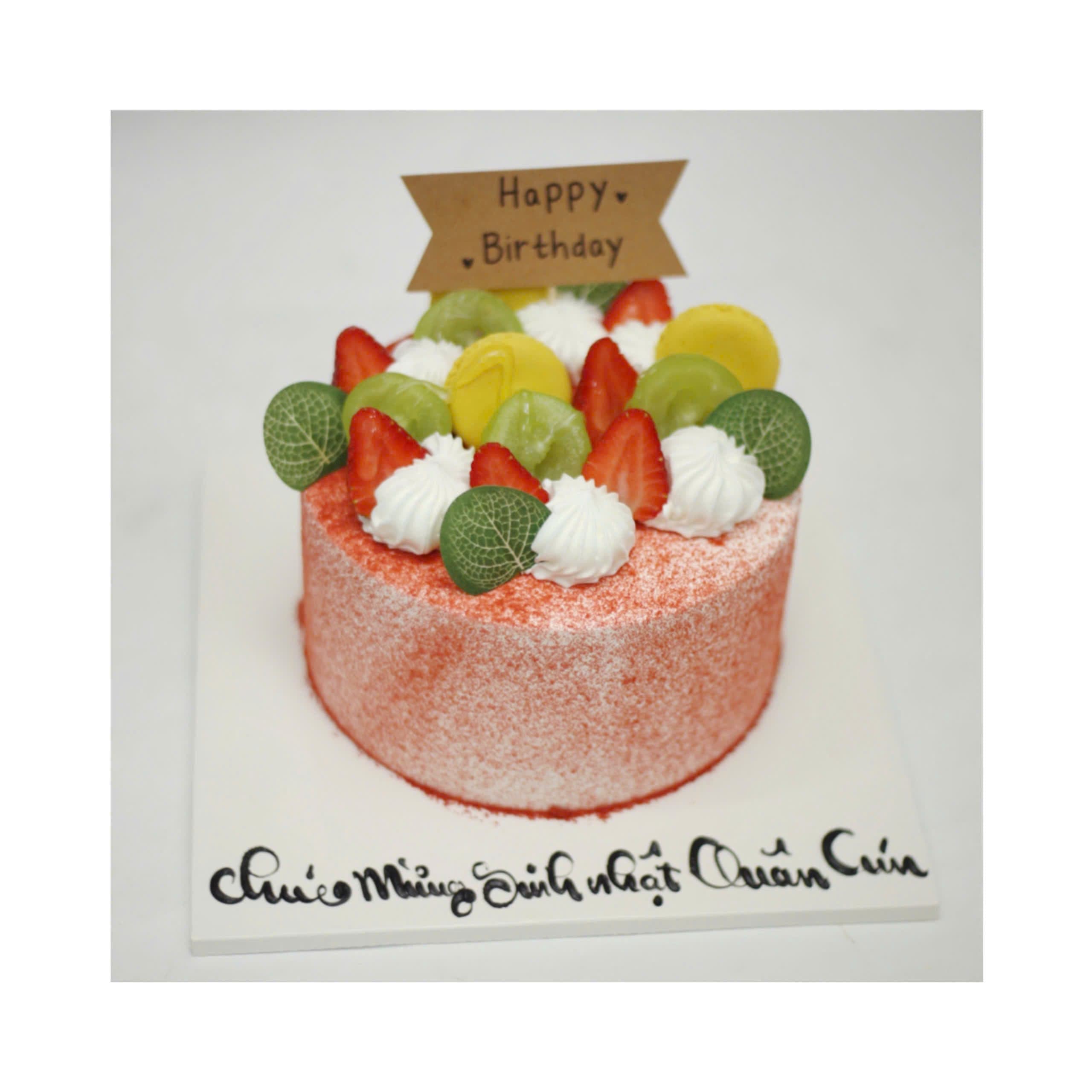 Bánh sinh nhật hoa quả tươi