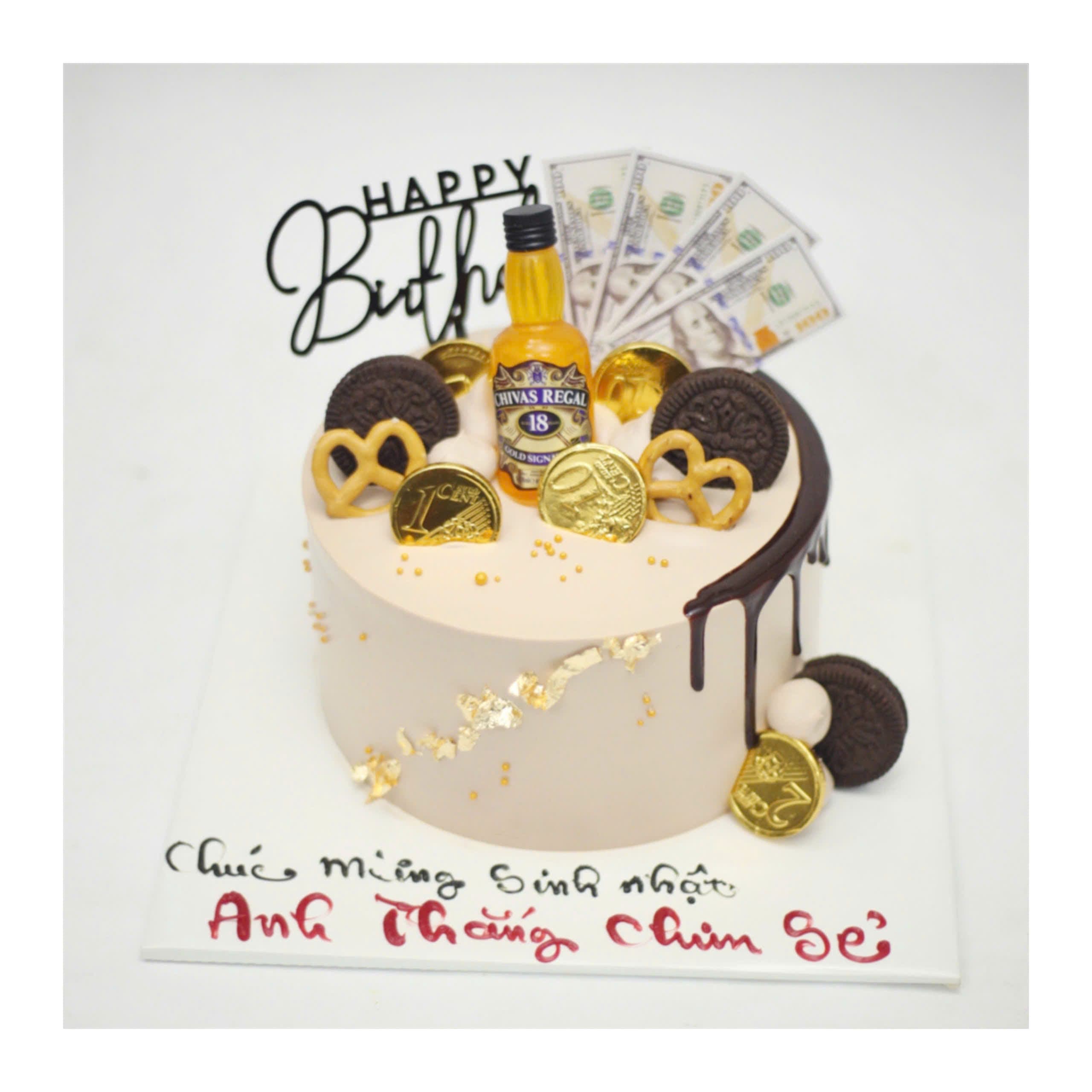 Bánh kem sinh nhật "Anh Thắng Chim Sẻ" độc lạ