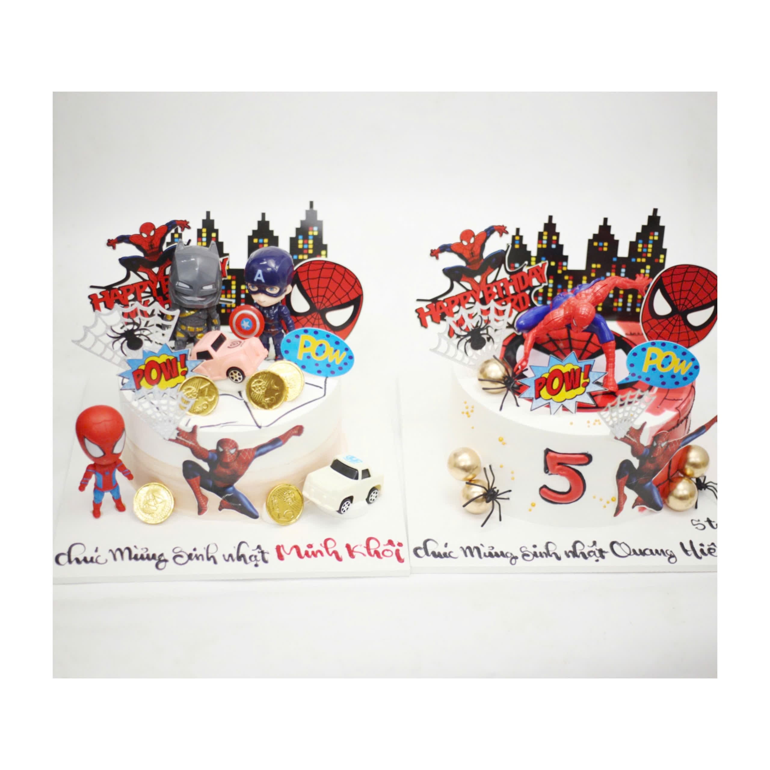 Cặp bánh siêu anh hùng Marvel mạnh mẽ