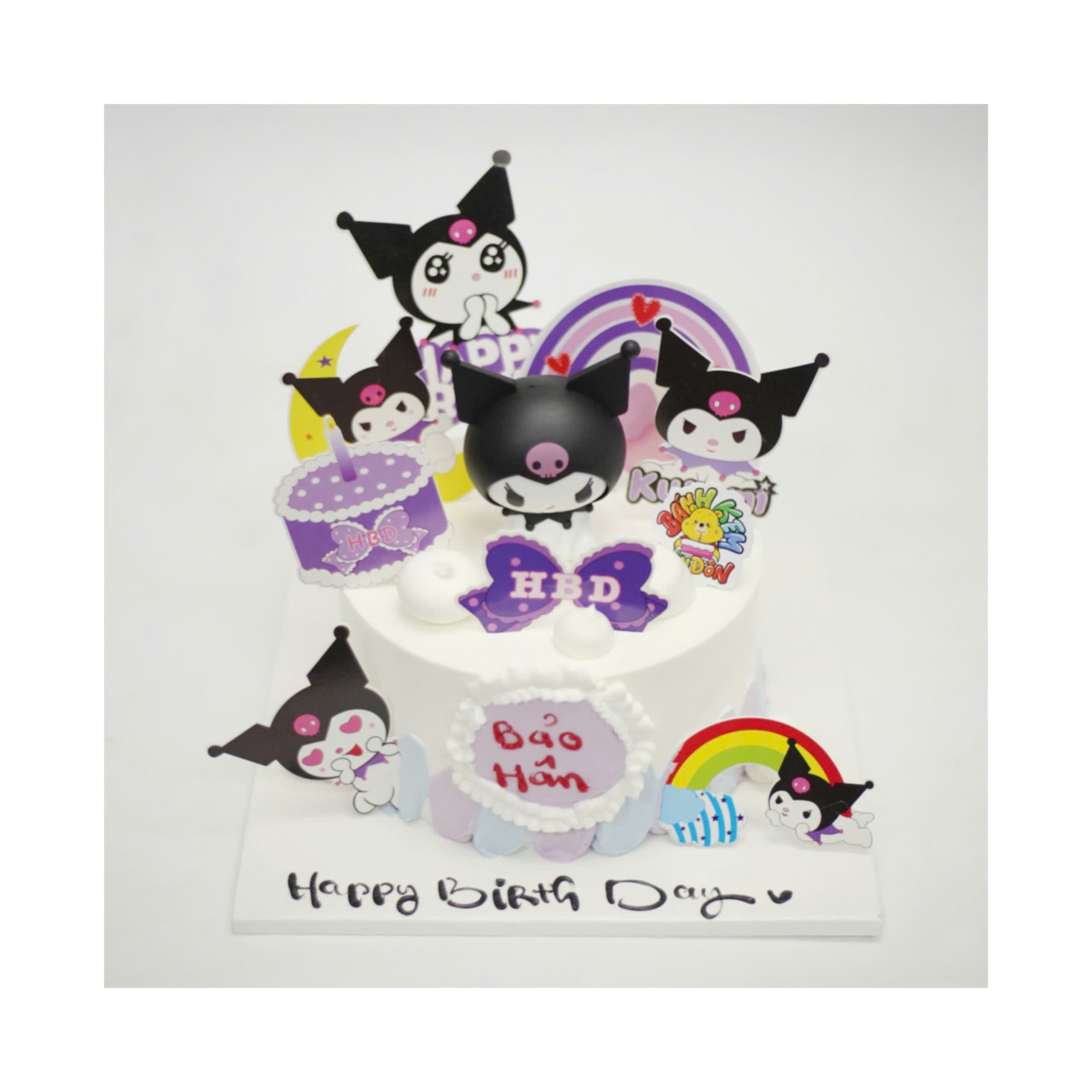 Bánh kem Kuromi tím mộng mơ