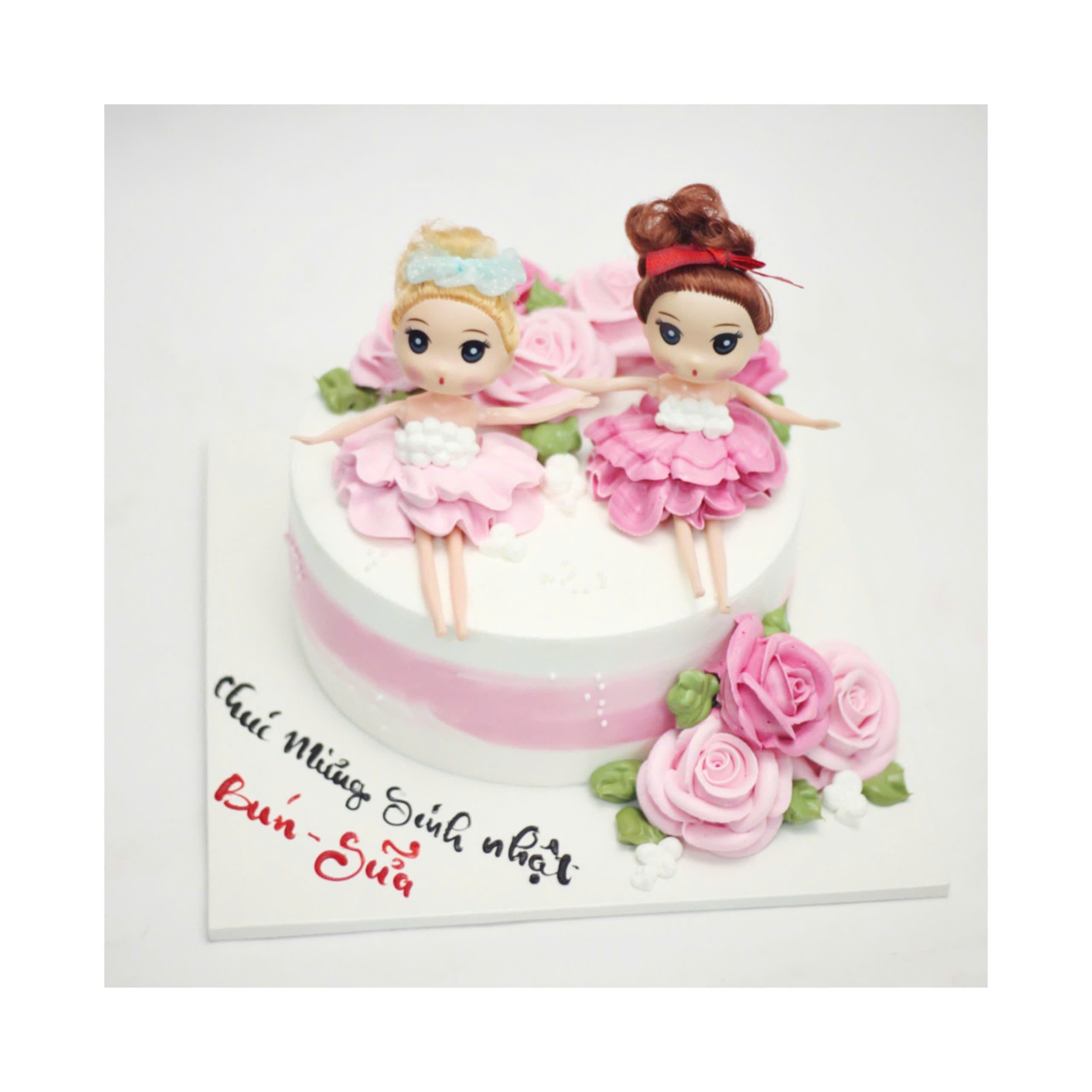 Bánh kem Công chúa và Hoa hồng