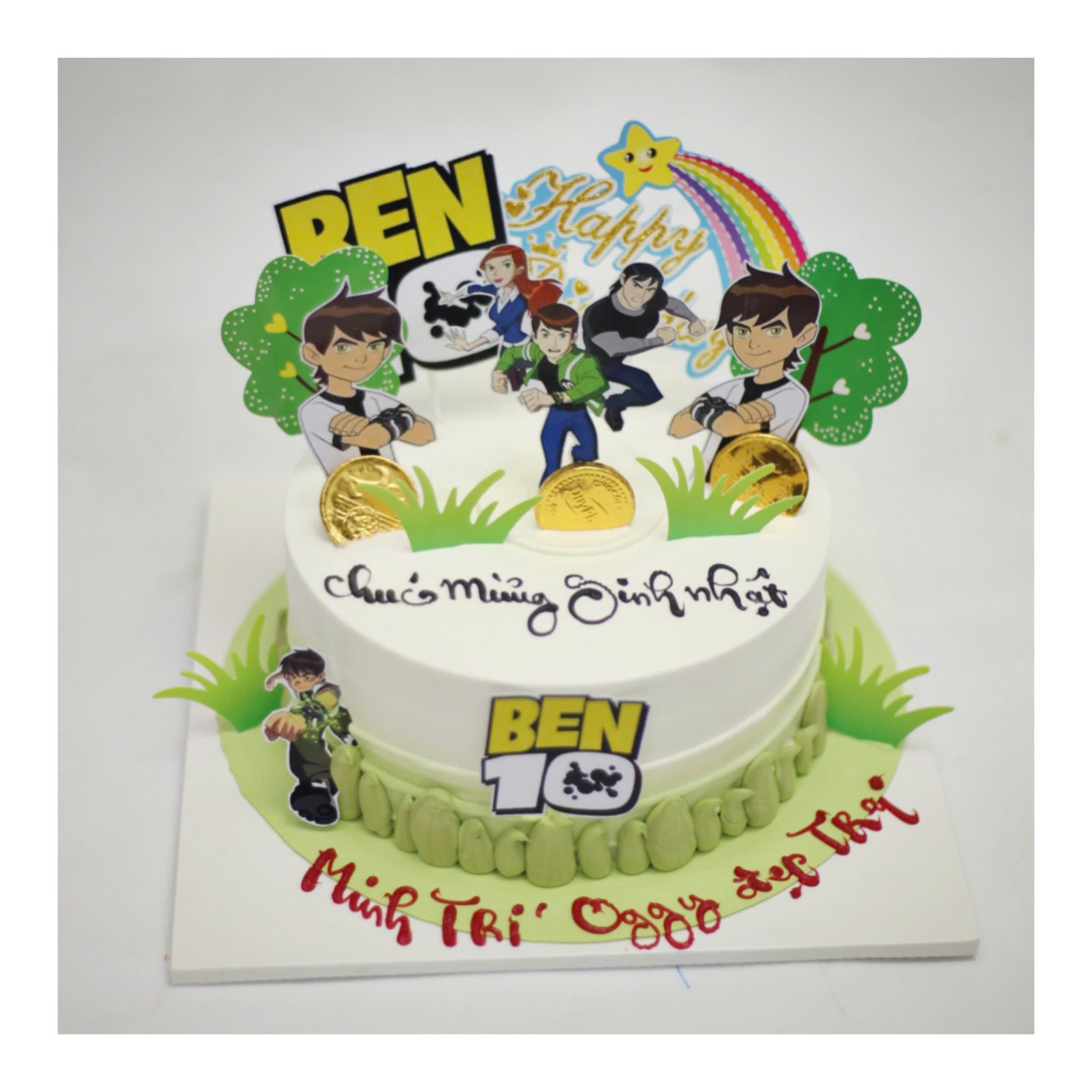 Bánh sinh nhật Ben 10 năng động