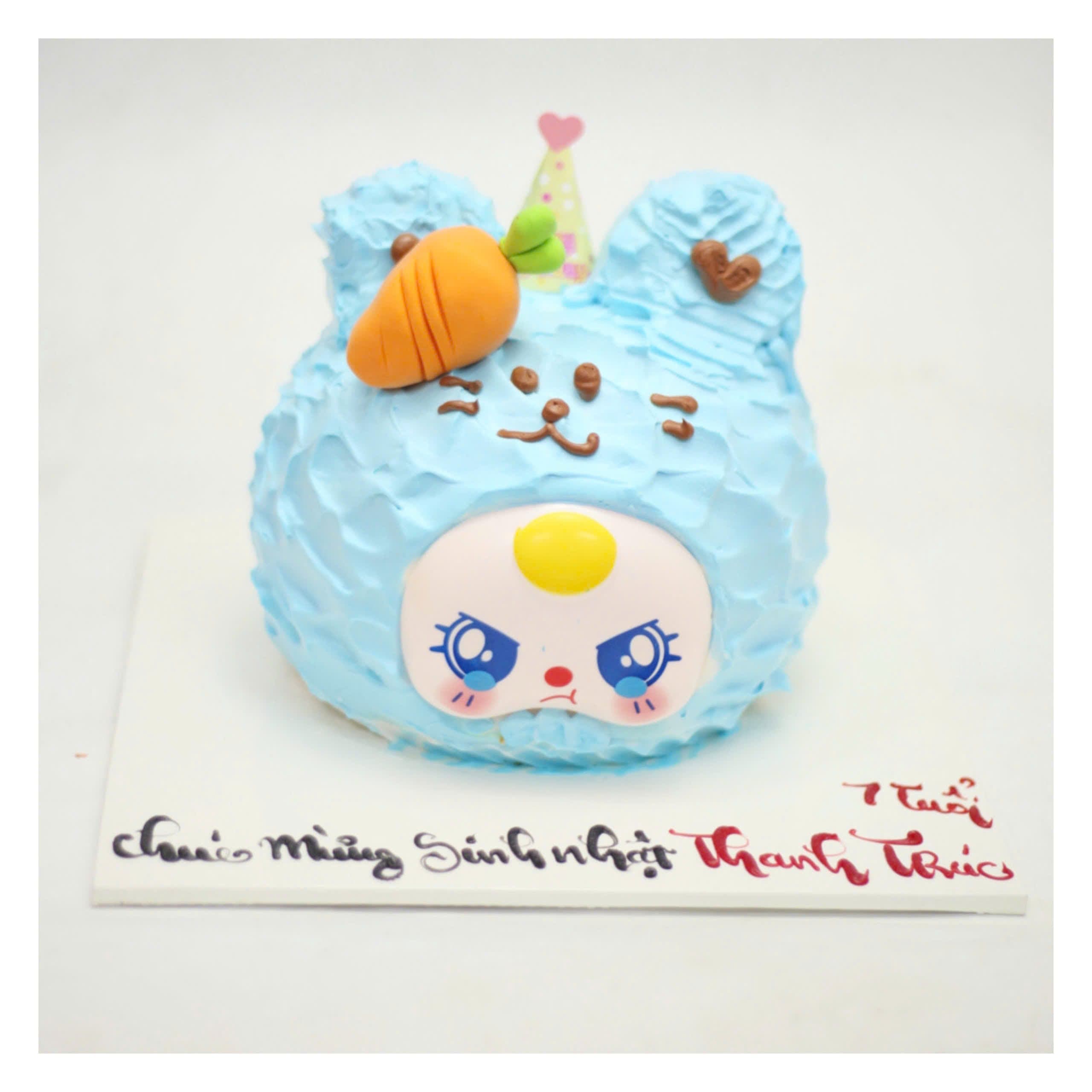 Bánh kem Baby Three thỏ xanh dễ thương