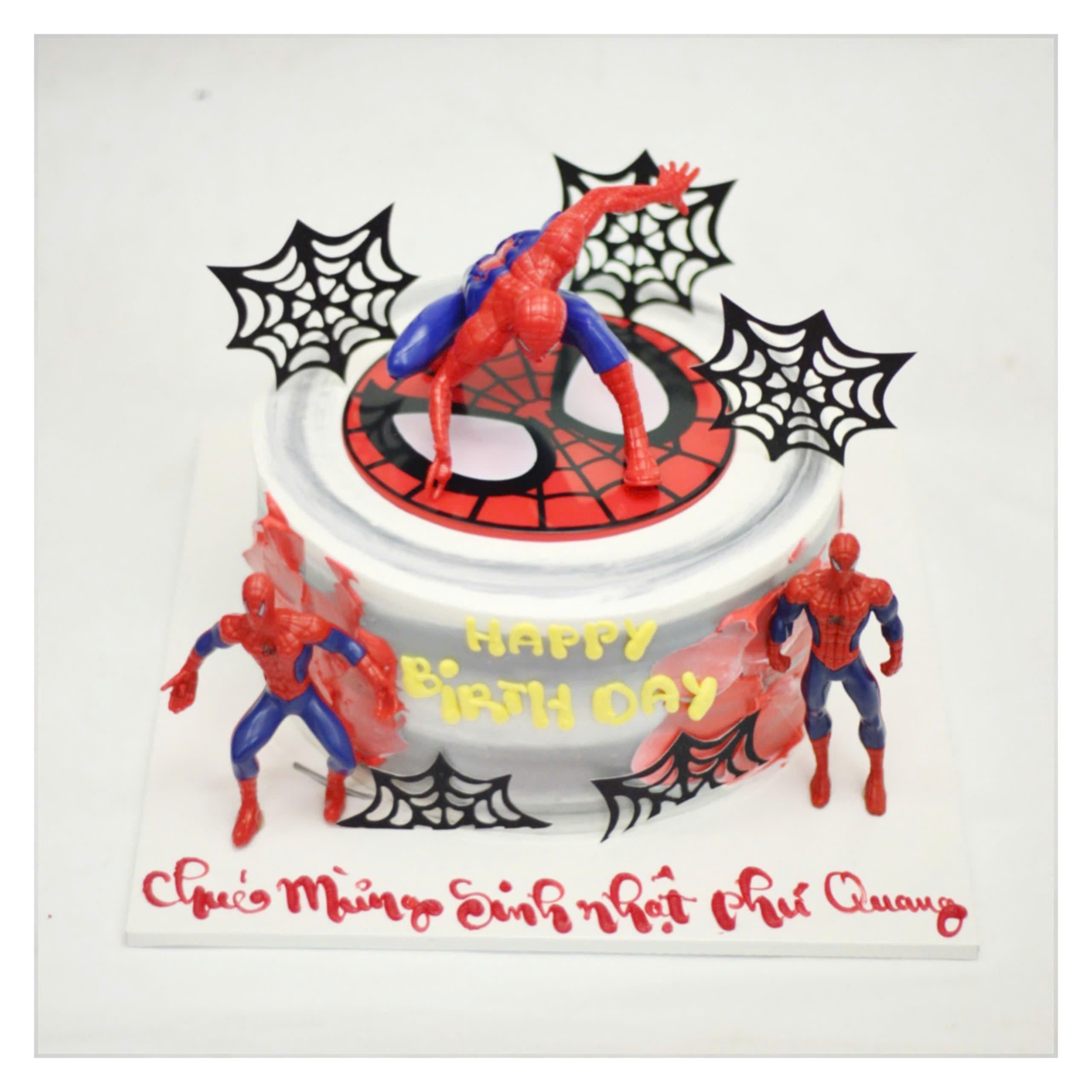 Bánh kem siêu anh hùng Người Nhện Spider-Man