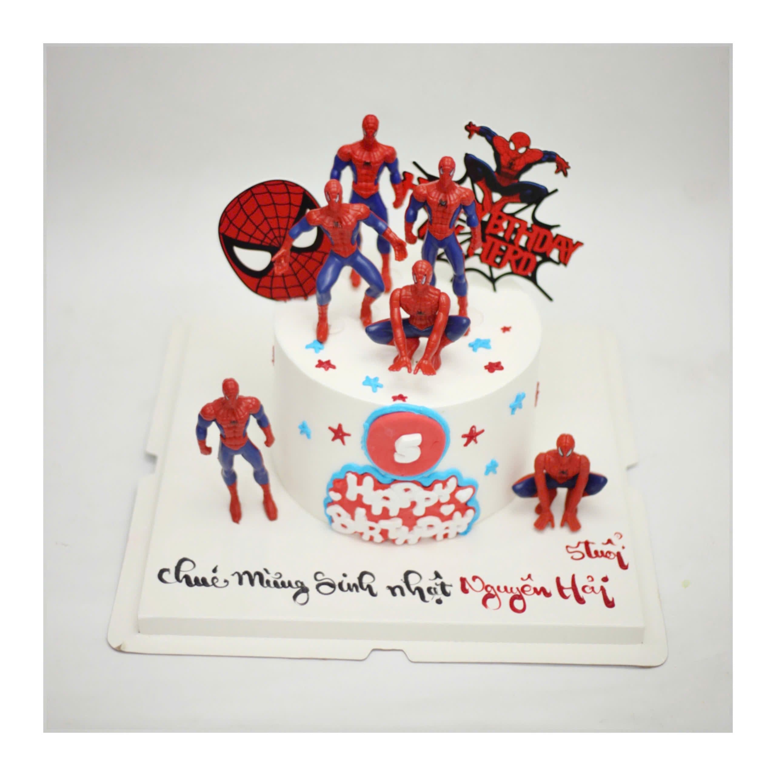 Bánh sinh nhật siêu anh hùng Spider-Man